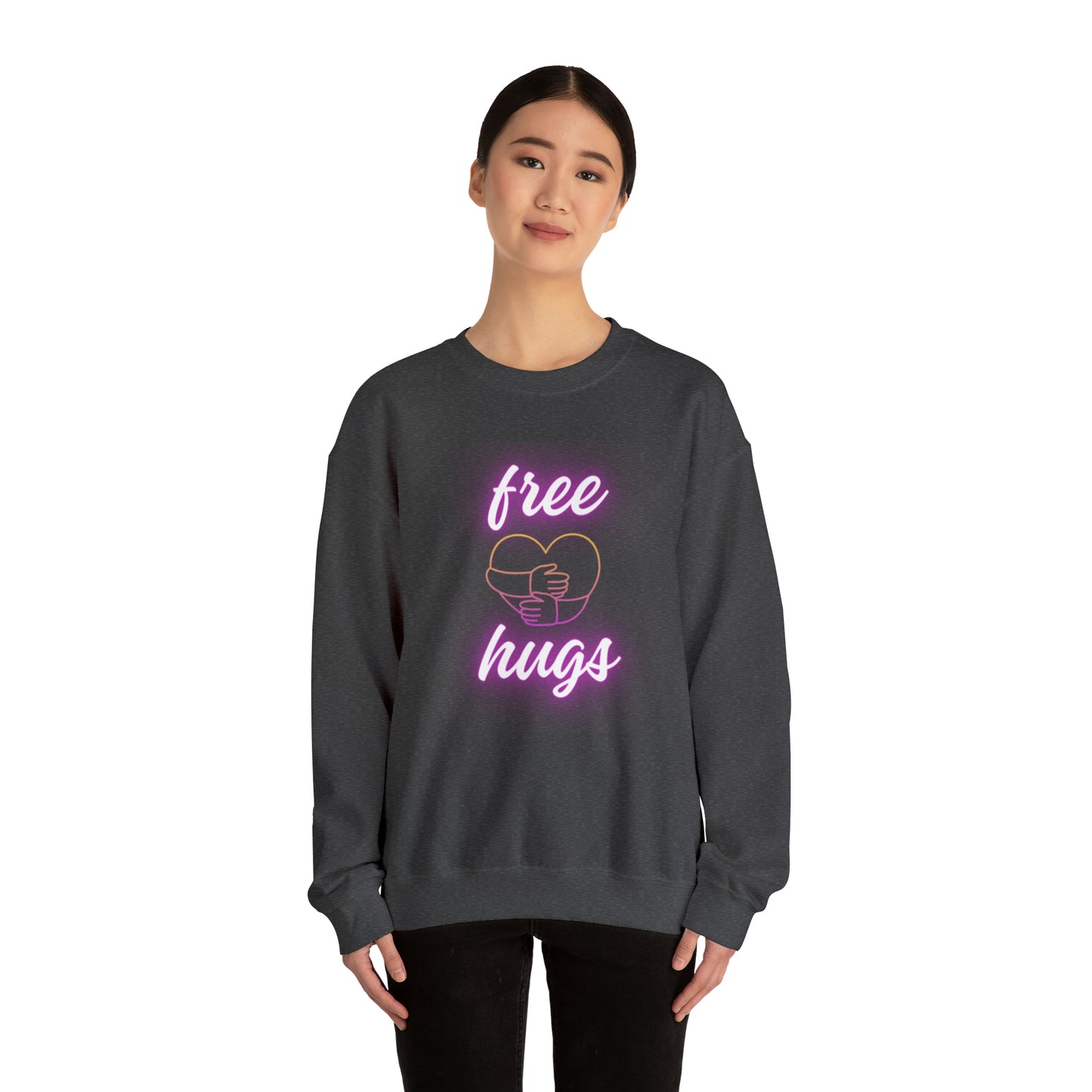 Free Hugs Unisex Crewneck Sweatshirt