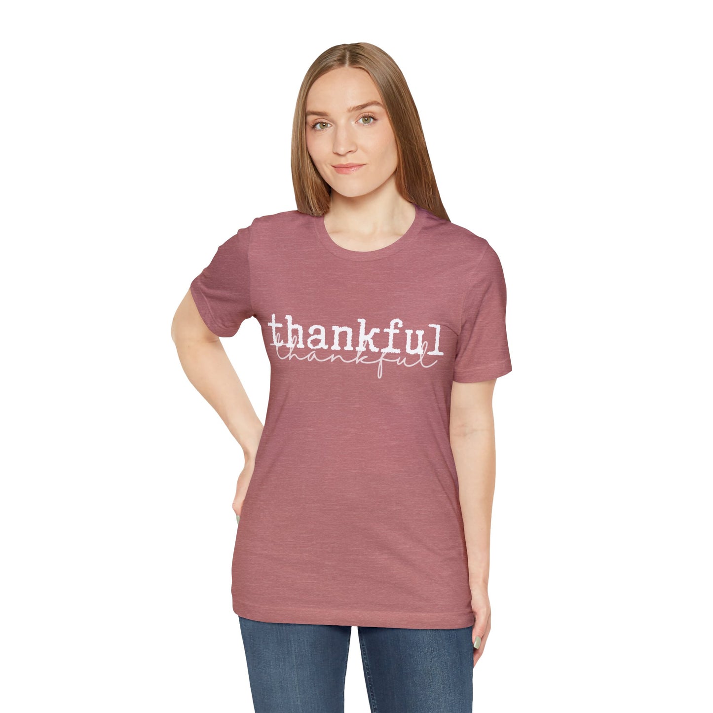 Thankful Unisex Jersey Short Sleeve Tee