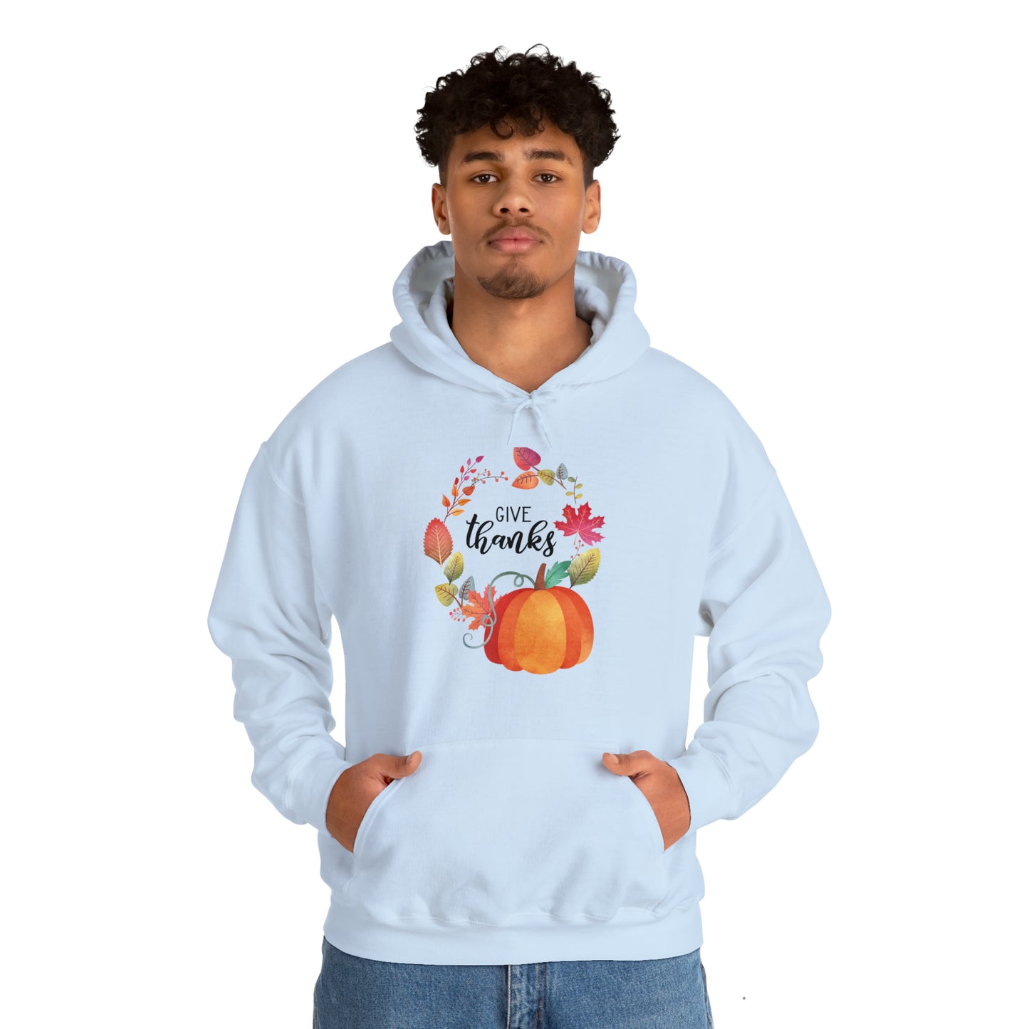 Give Thanks Unisex Hooded Sweatshirt