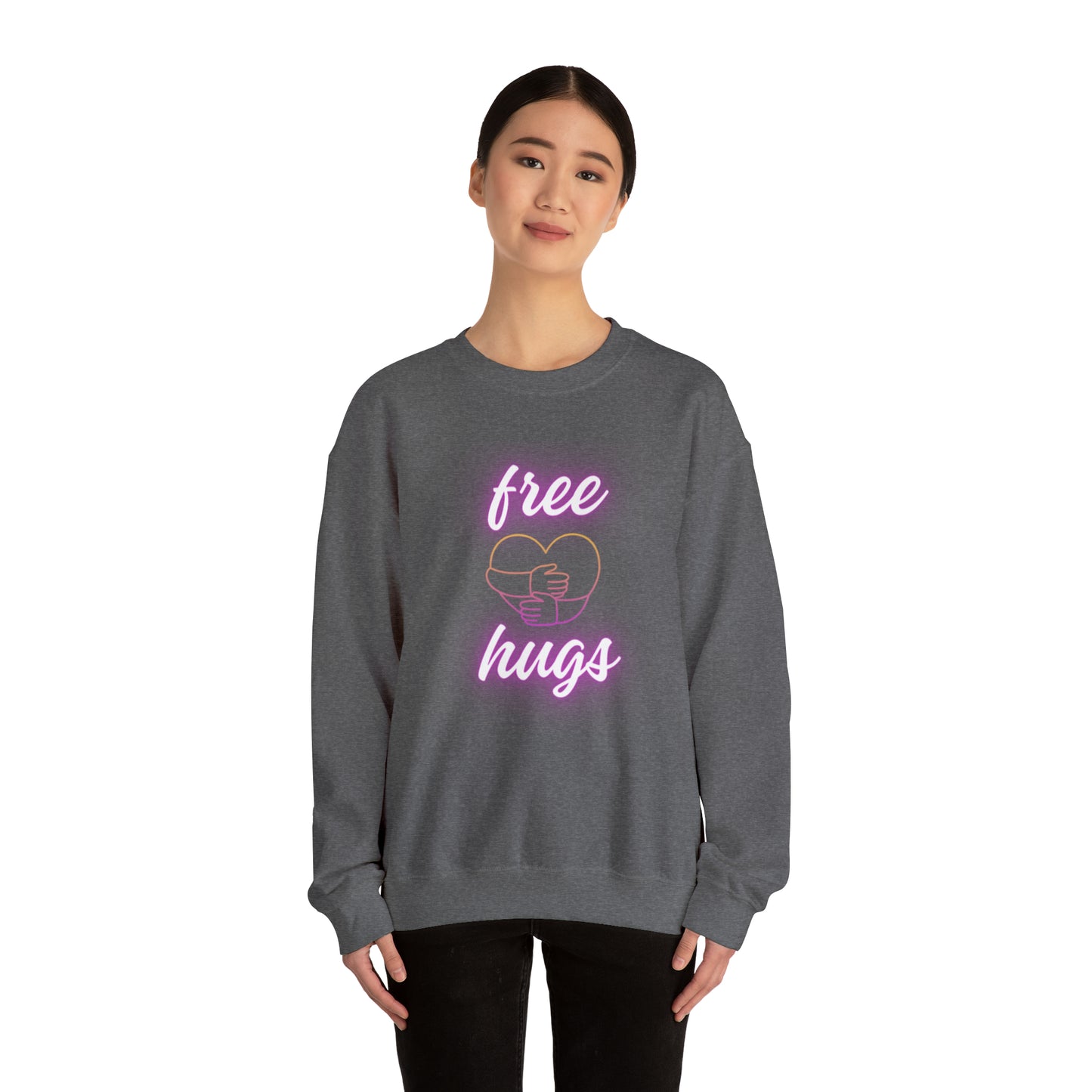 Free Hugs Unisex Crewneck Sweatshirt