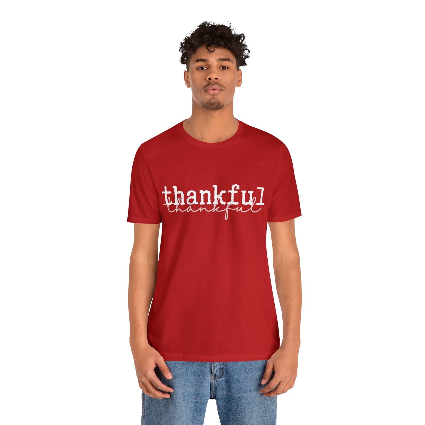 Thankful Unisex Jersey Short Sleeve Tee