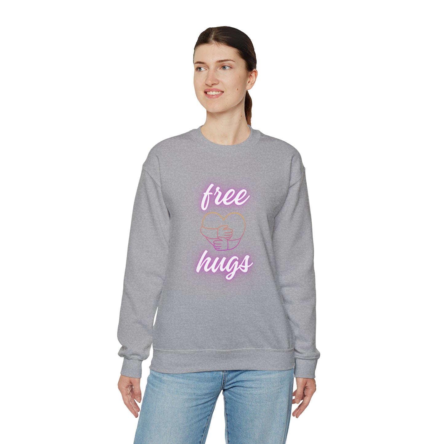 Free Hugs Unisex Crewneck Sweatshirt