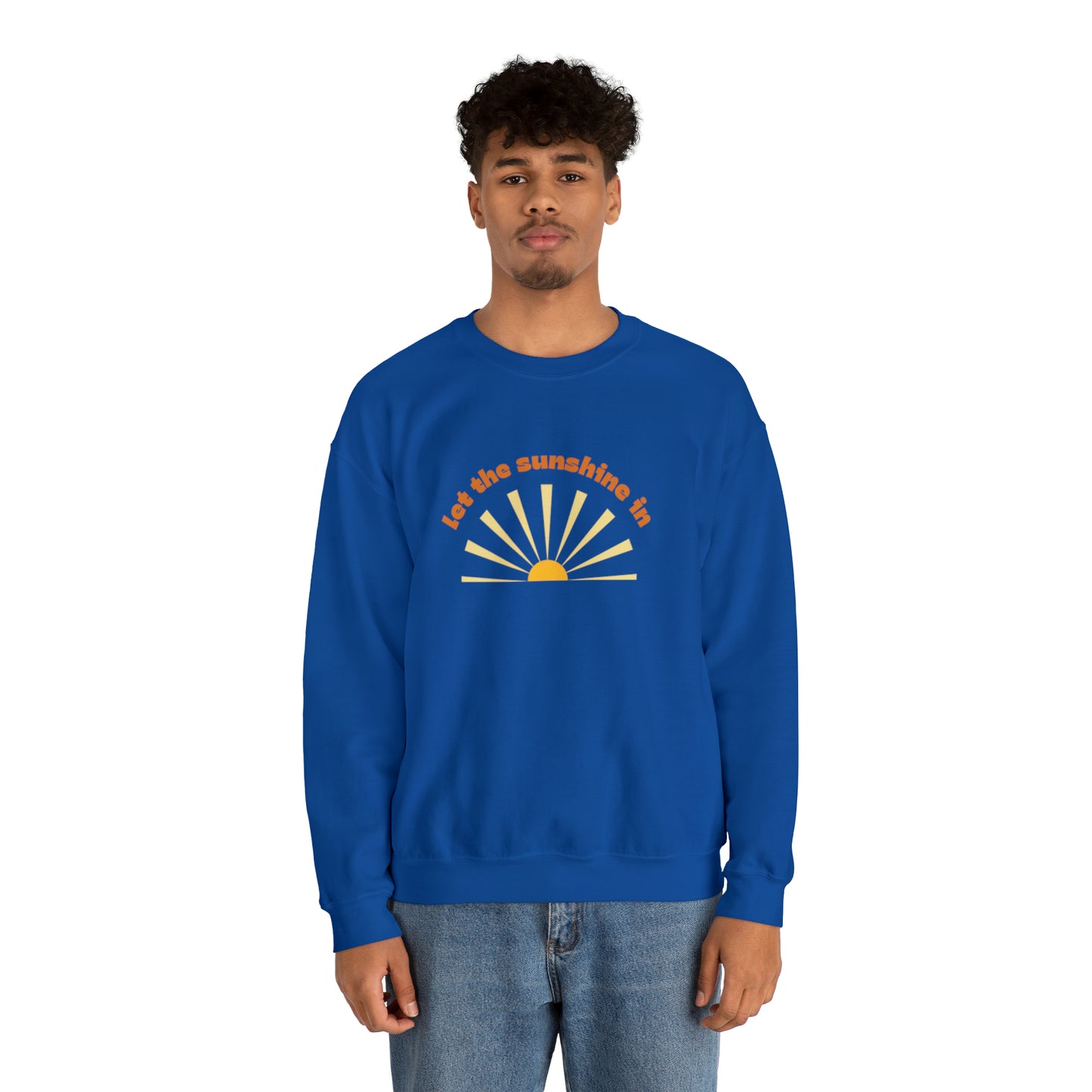 Let the Sunshine In Unisex Crewneck Sweatshirt