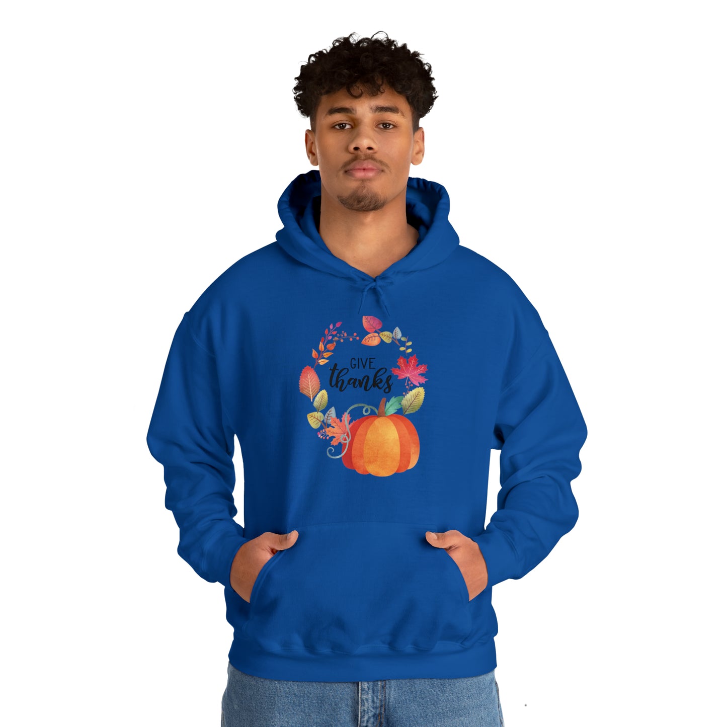 Give Thanks Unisex Hooded Sweatshirt
