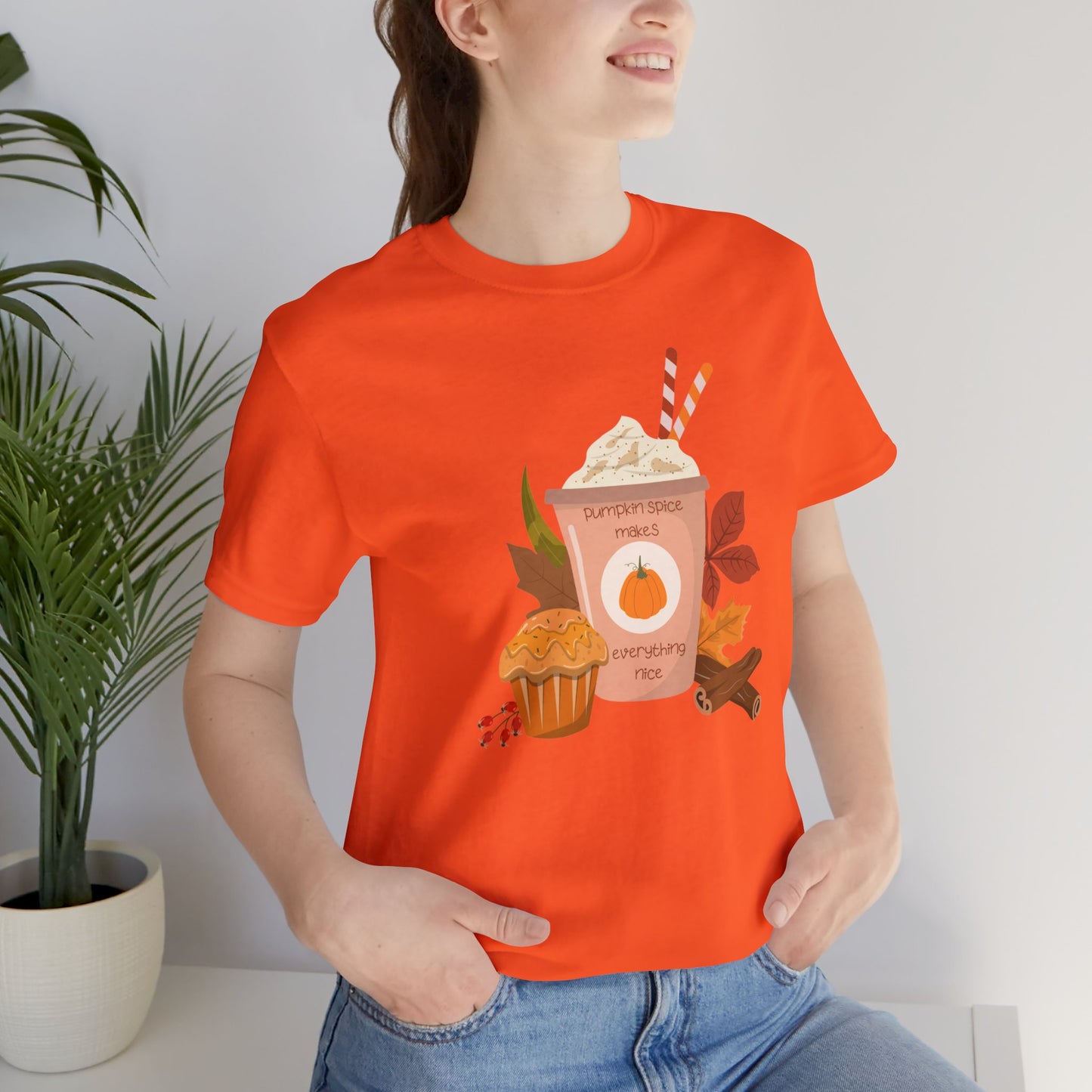 Pumpkin Spice Unisex Jersey Short Sleeve Tee