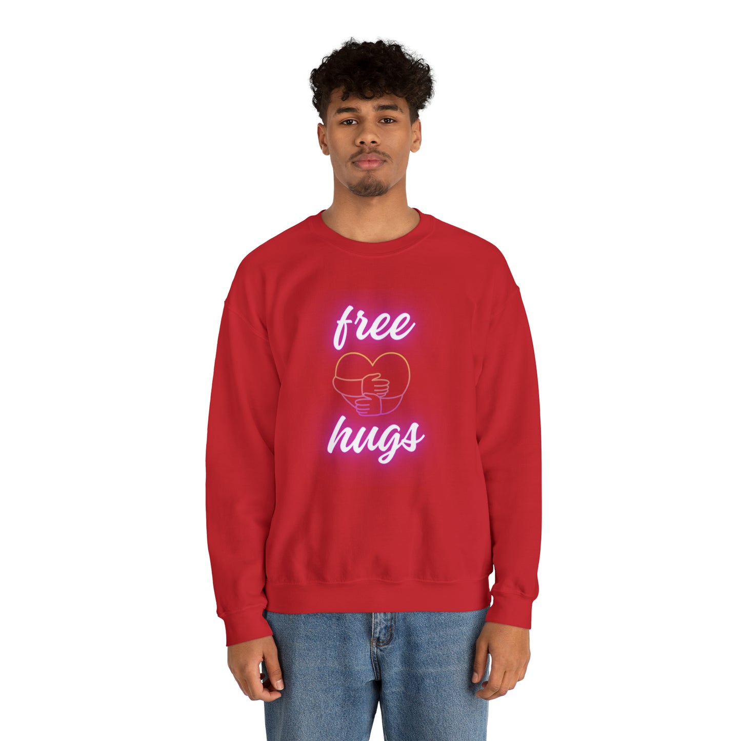 Free Hugs Unisex Crewneck Sweatshirt