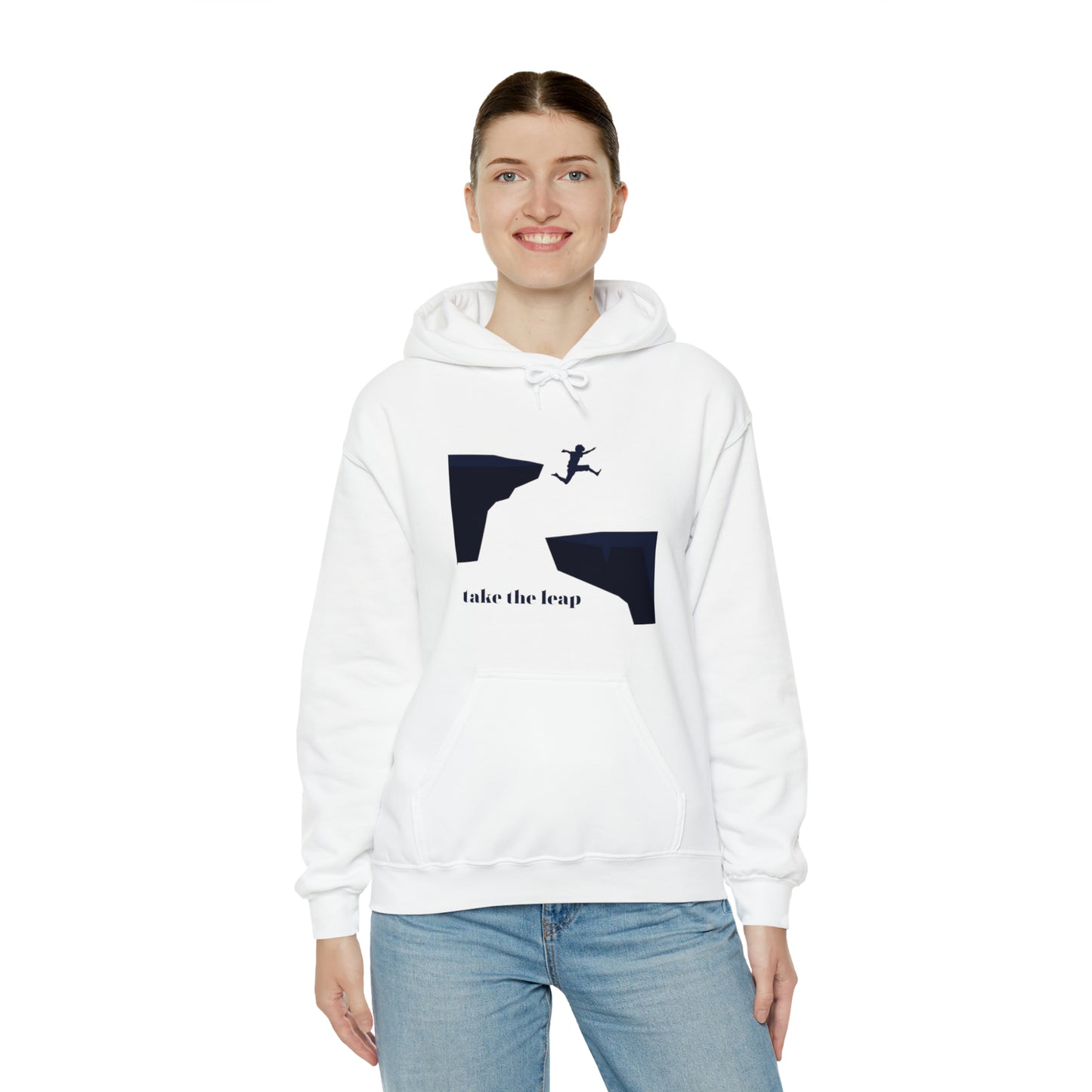 Take the Leap Unisex Hooded Sweatshirt