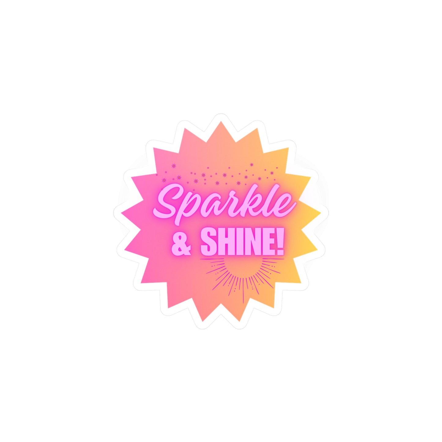 Sparkle & Shine Kiss-Cut Vinyl Decals