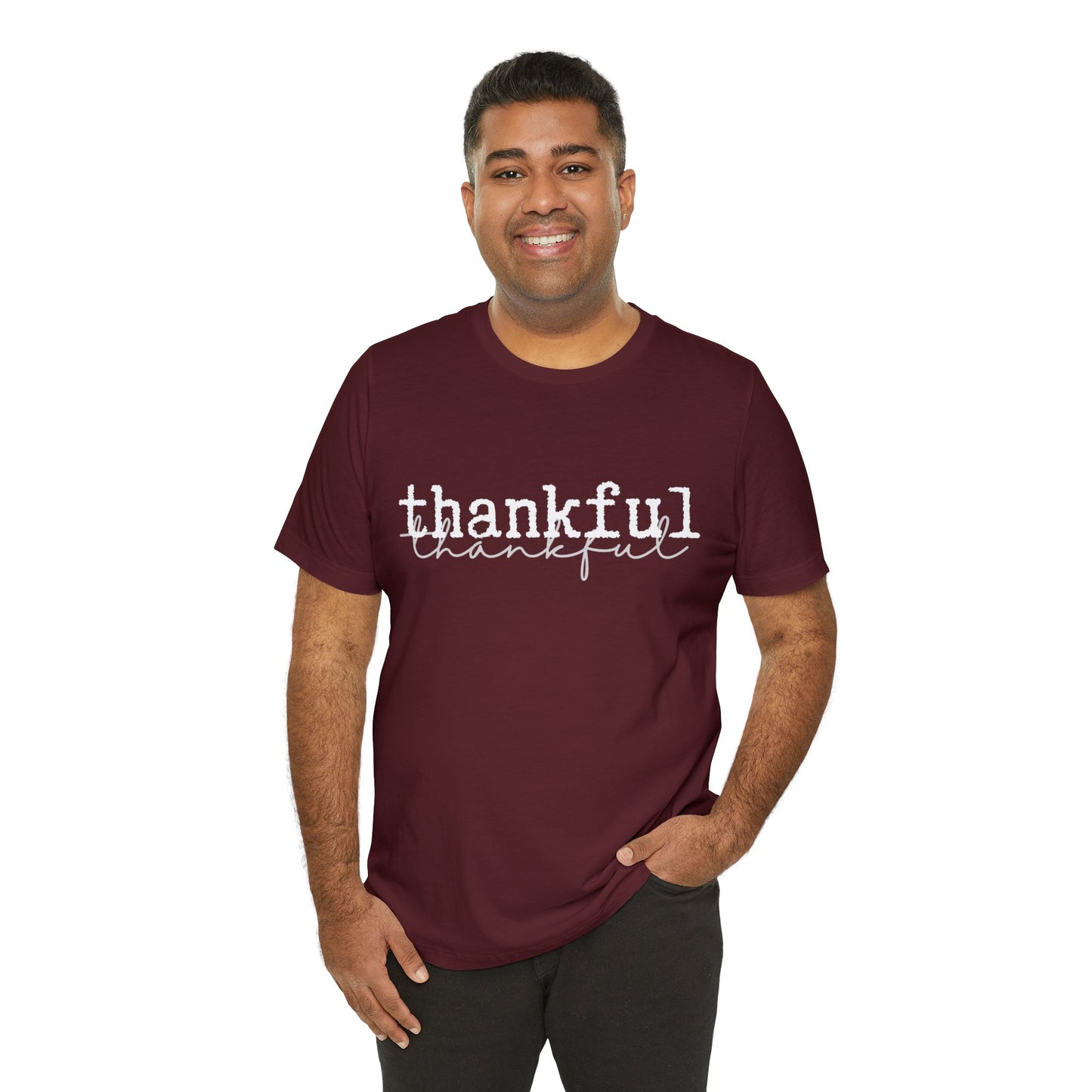 Thankful Unisex Jersey Short Sleeve Tee