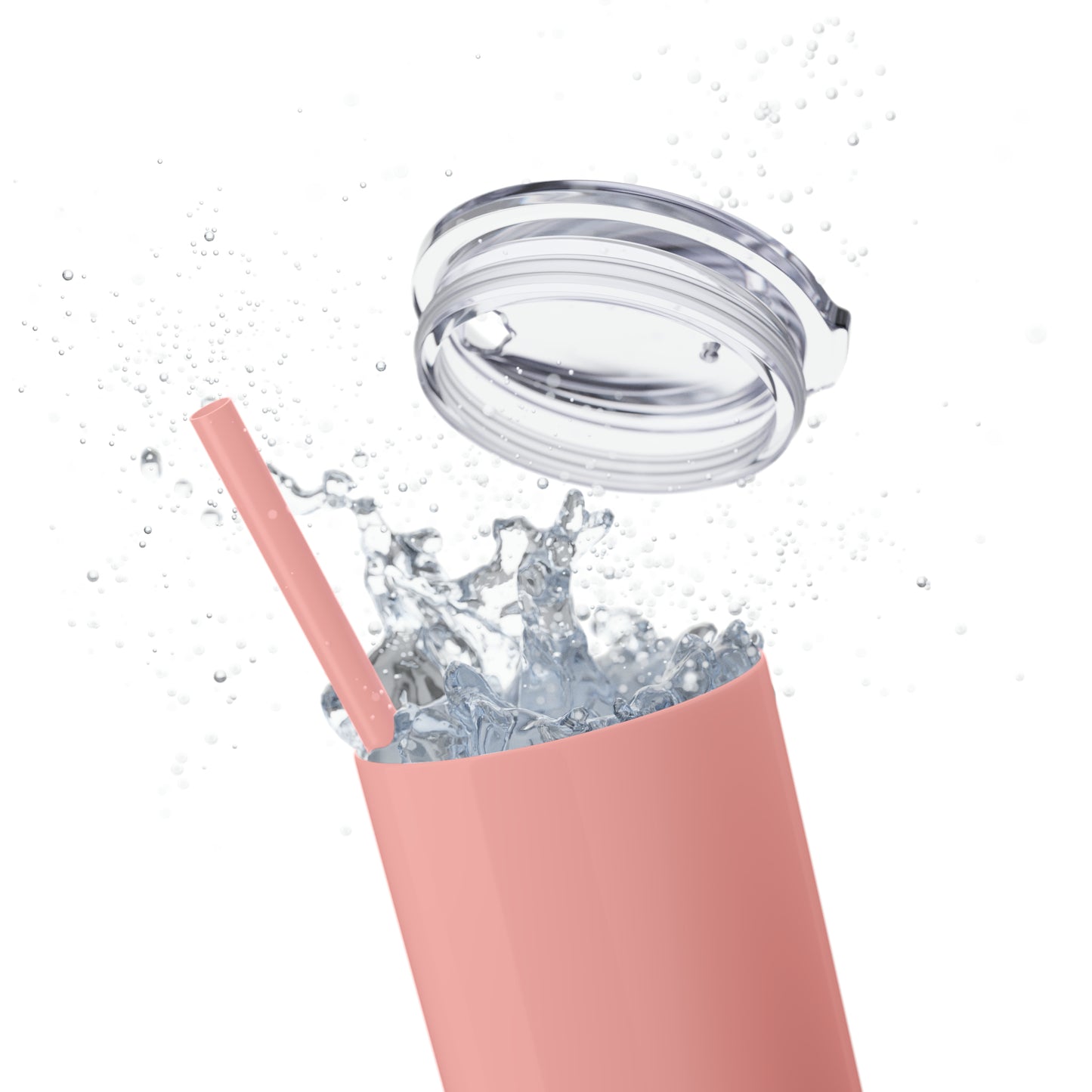 Thankful Skinny Tumbler with Straw, 20oz