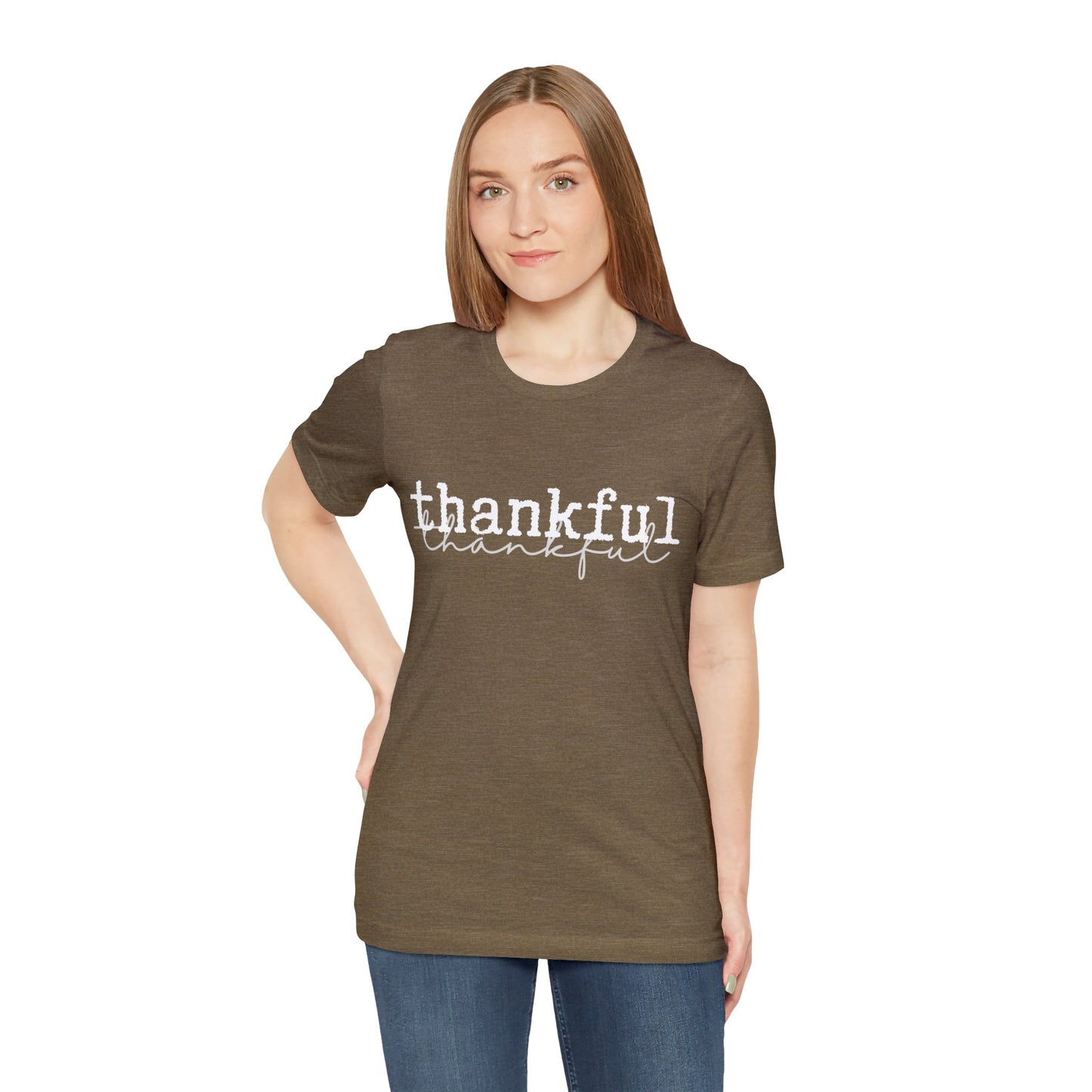 Thankful Unisex Jersey Short Sleeve Tee