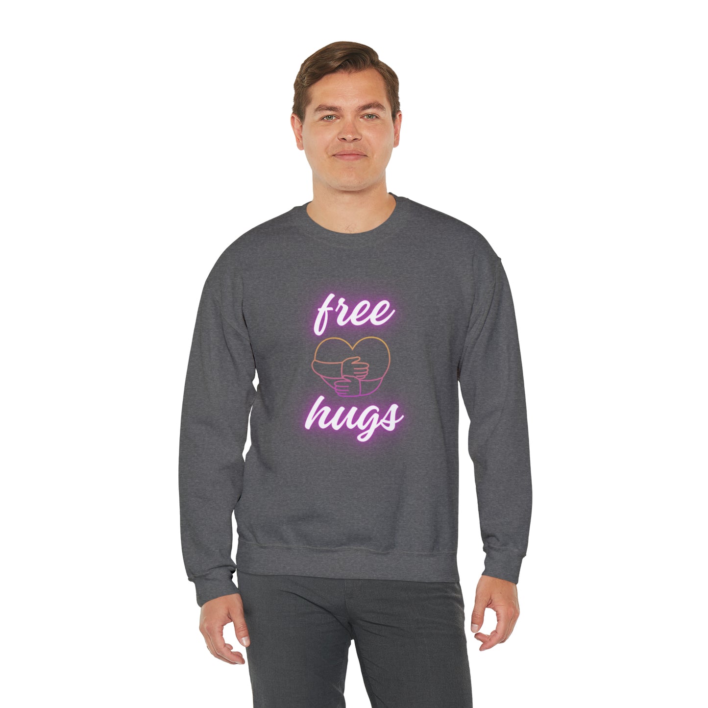 Free Hugs Unisex Crewneck Sweatshirt