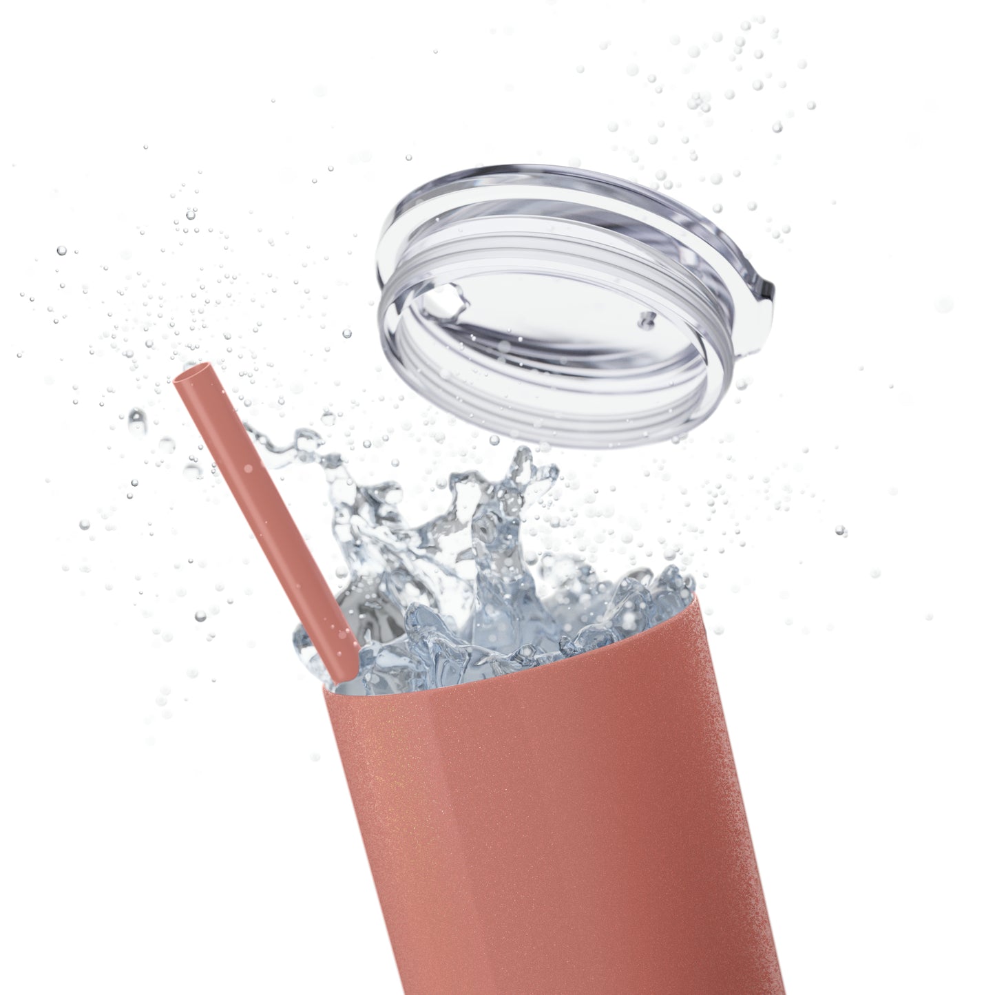 Thankful Skinny Tumbler with Straw, 20oz