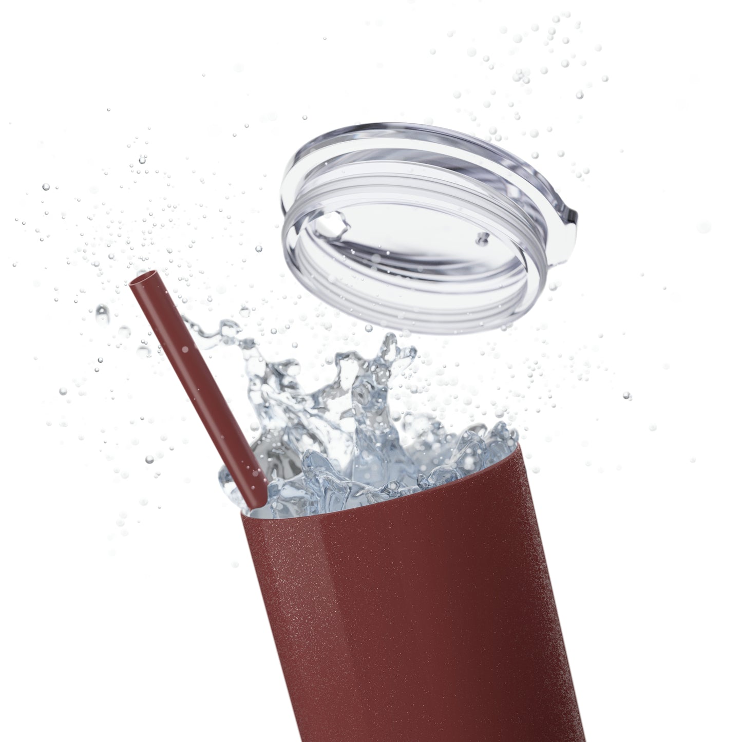 Thankful Skinny Tumbler with Straw, 20oz