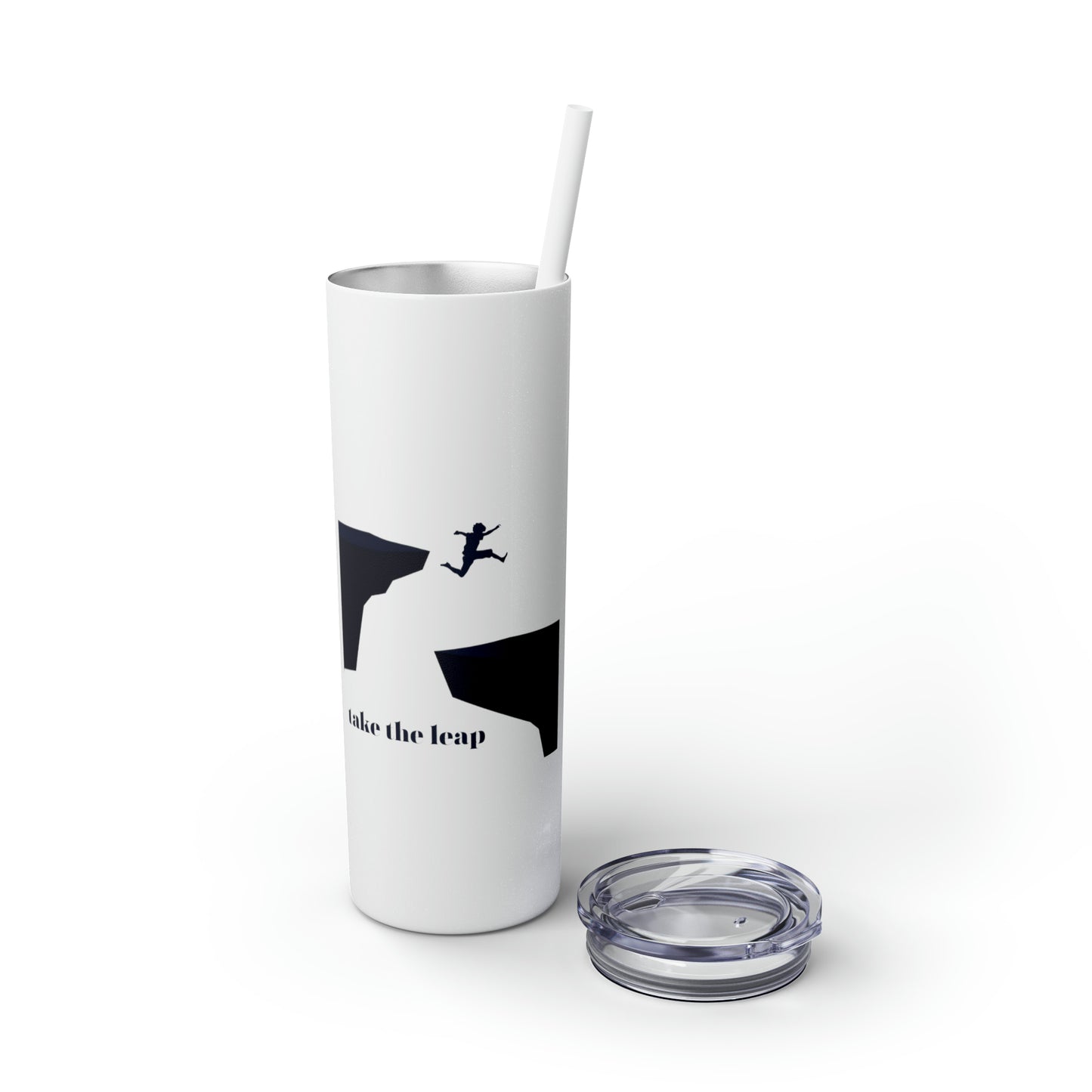 Take the Leap Skinny Tumbler with Straw, 20oz