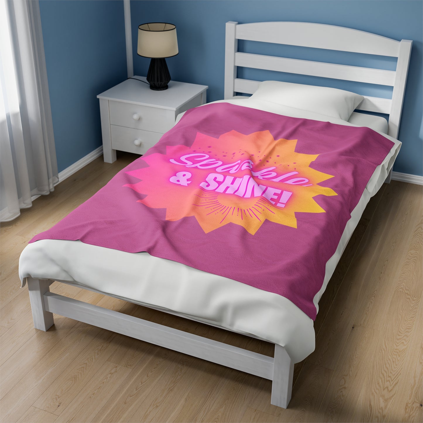 Sparkle & Shine Plush Blanket (Pink)