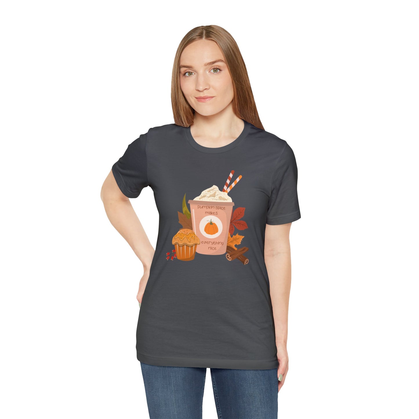 Pumpkin Spice Unisex Jersey Short Sleeve Tee