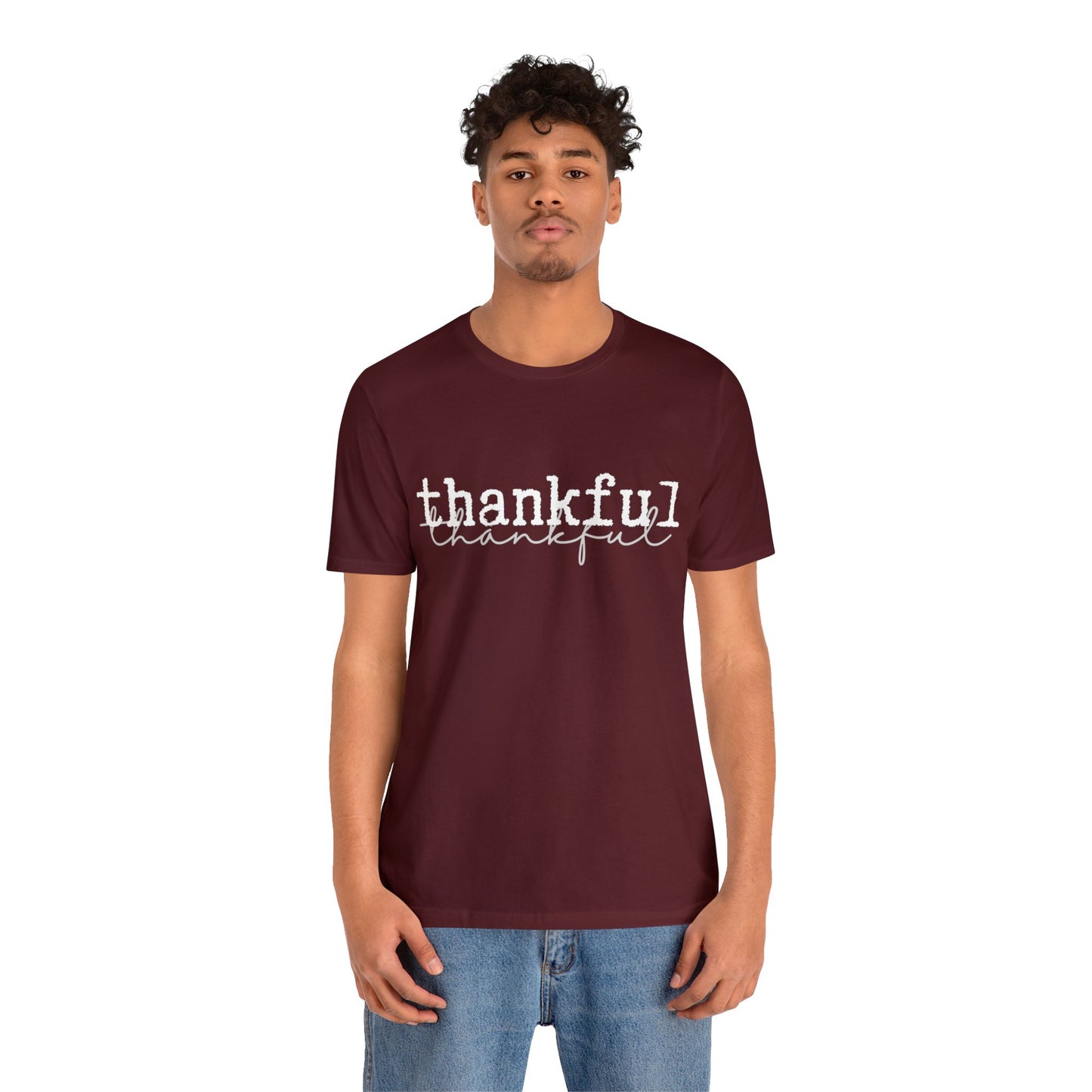 Thankful Unisex Jersey Short Sleeve Tee
