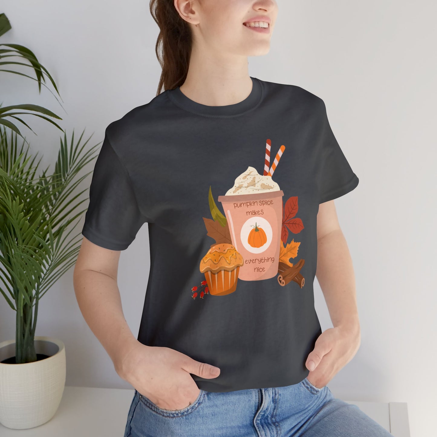 Pumpkin Spice Unisex Jersey Short Sleeve Tee