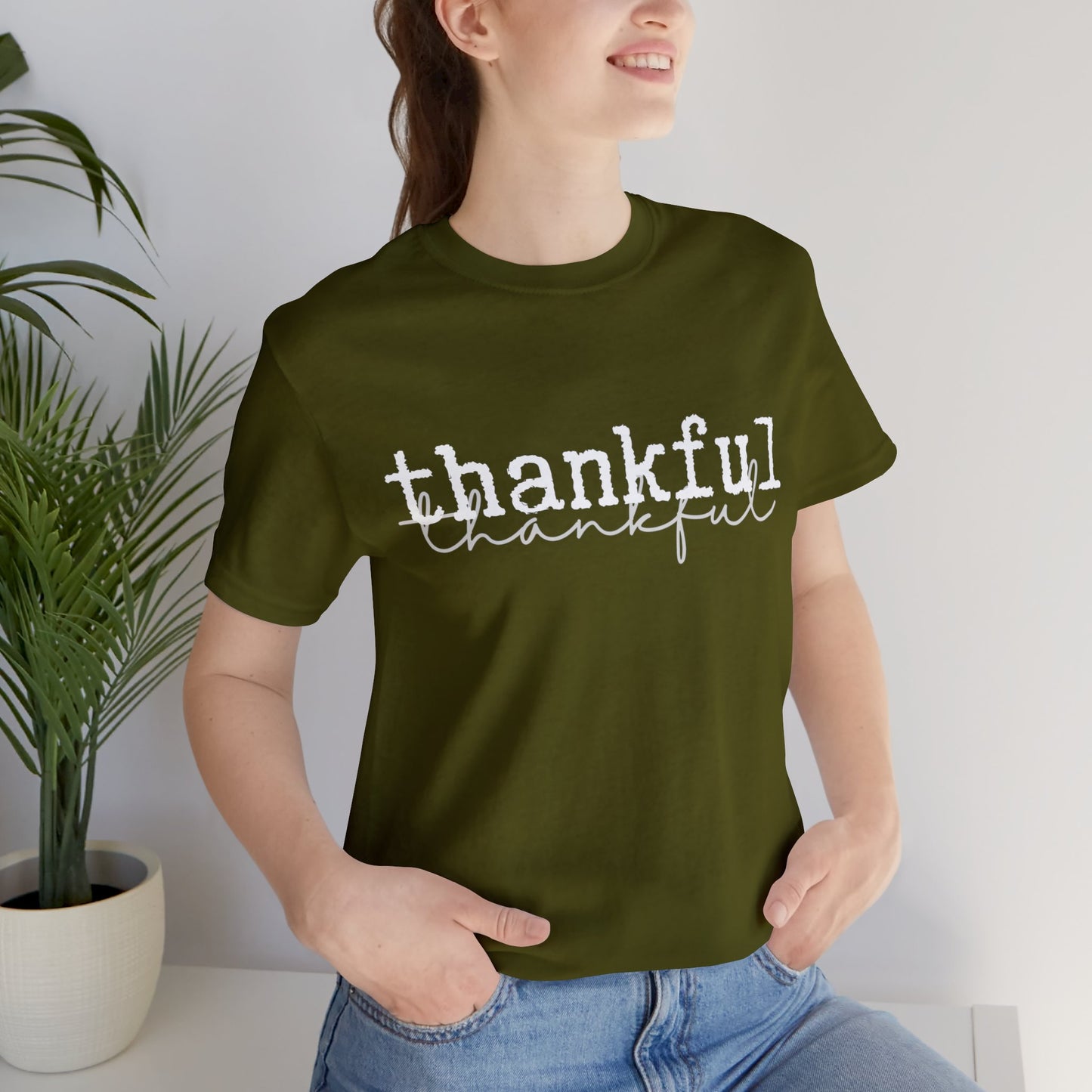 Thankful Unisex Jersey Short Sleeve Tee