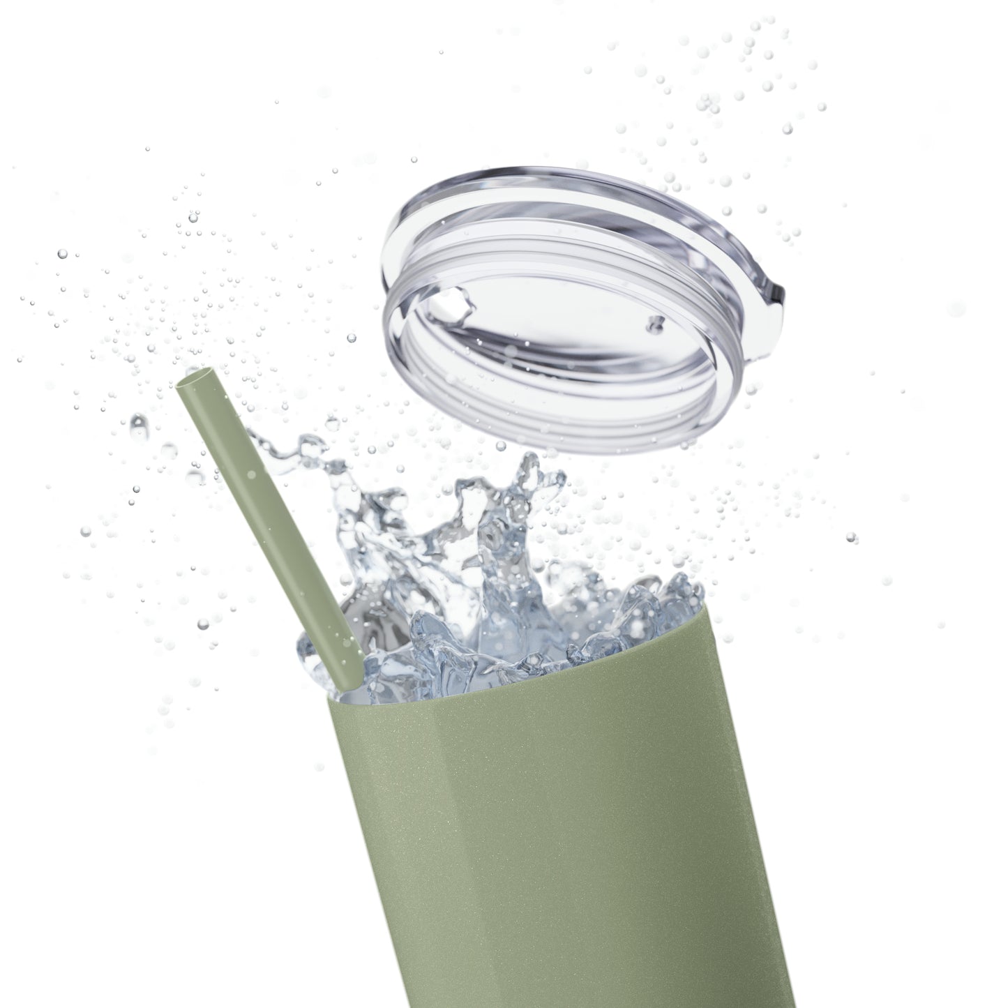 Thankful Skinny Tumbler with Straw, 20oz