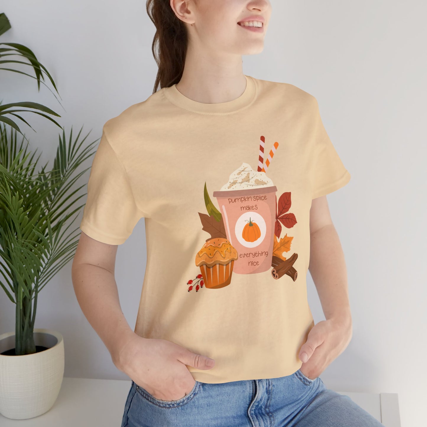 Pumpkin Spice Unisex Jersey Short Sleeve Tee