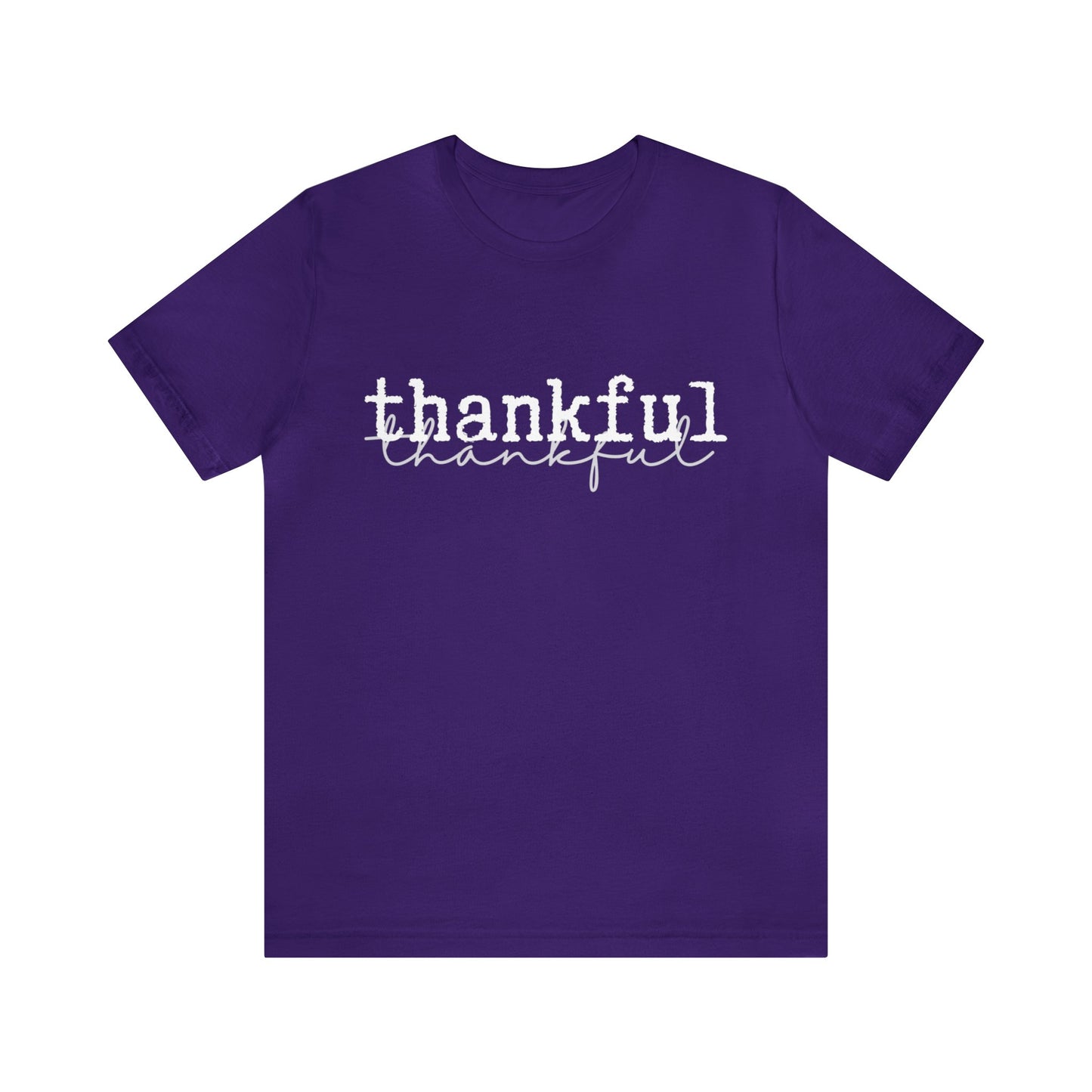 Thankful Unisex Jersey Short Sleeve Tee