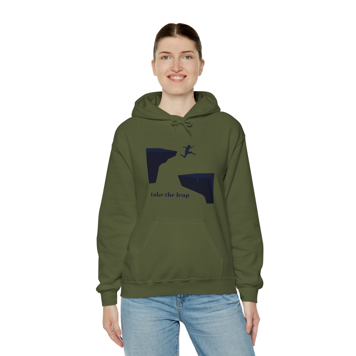 Take the Leap Unisex Hooded Sweatshirt