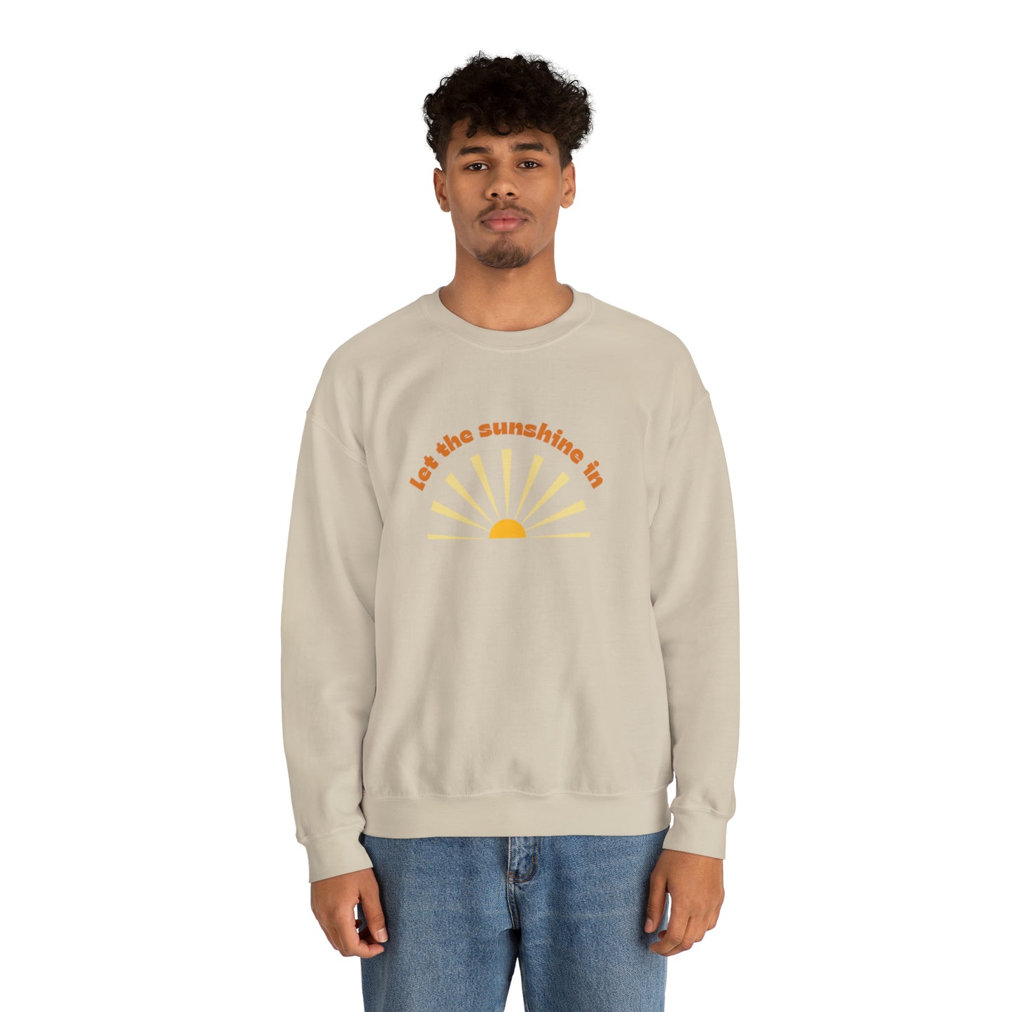 Let the Sunshine In Unisex Crewneck Sweatshirt