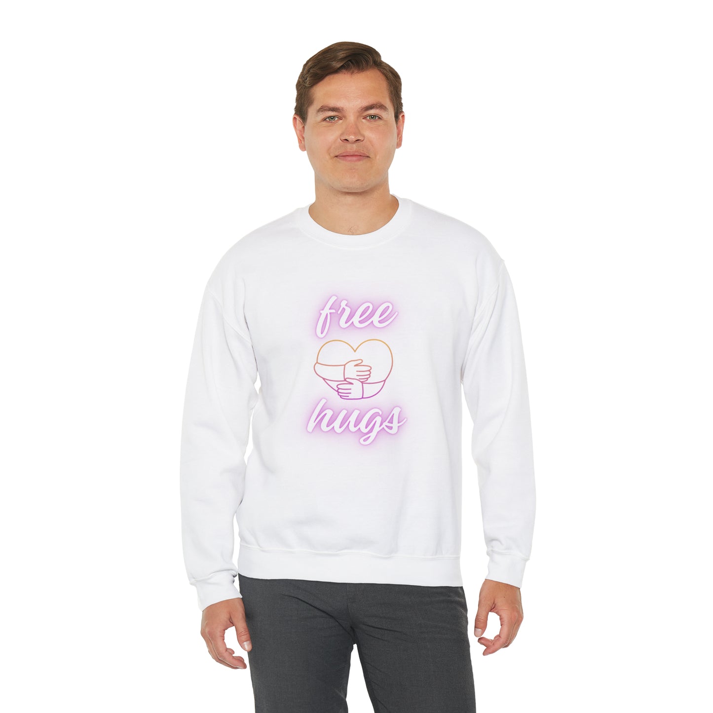 Free Hugs Unisex Crewneck Sweatshirt