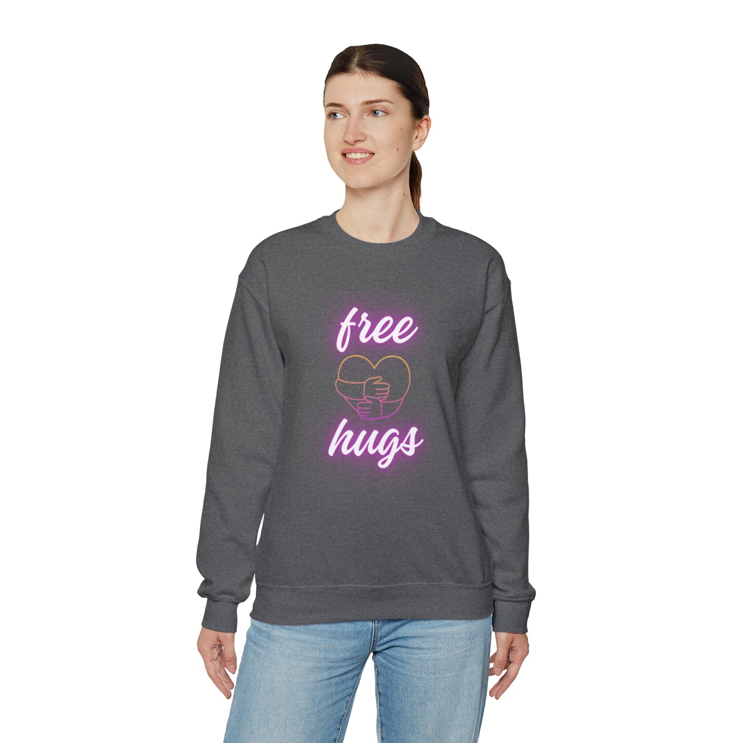 Free Hugs Unisex Crewneck Sweatshirt