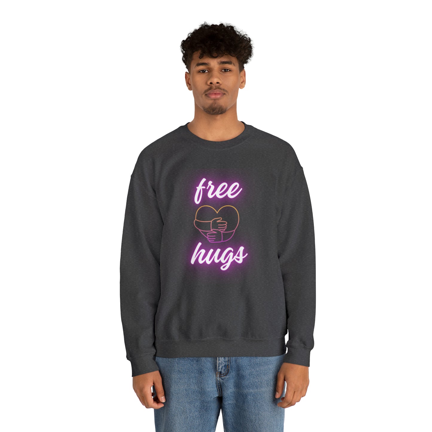 Free Hugs Unisex Crewneck Sweatshirt