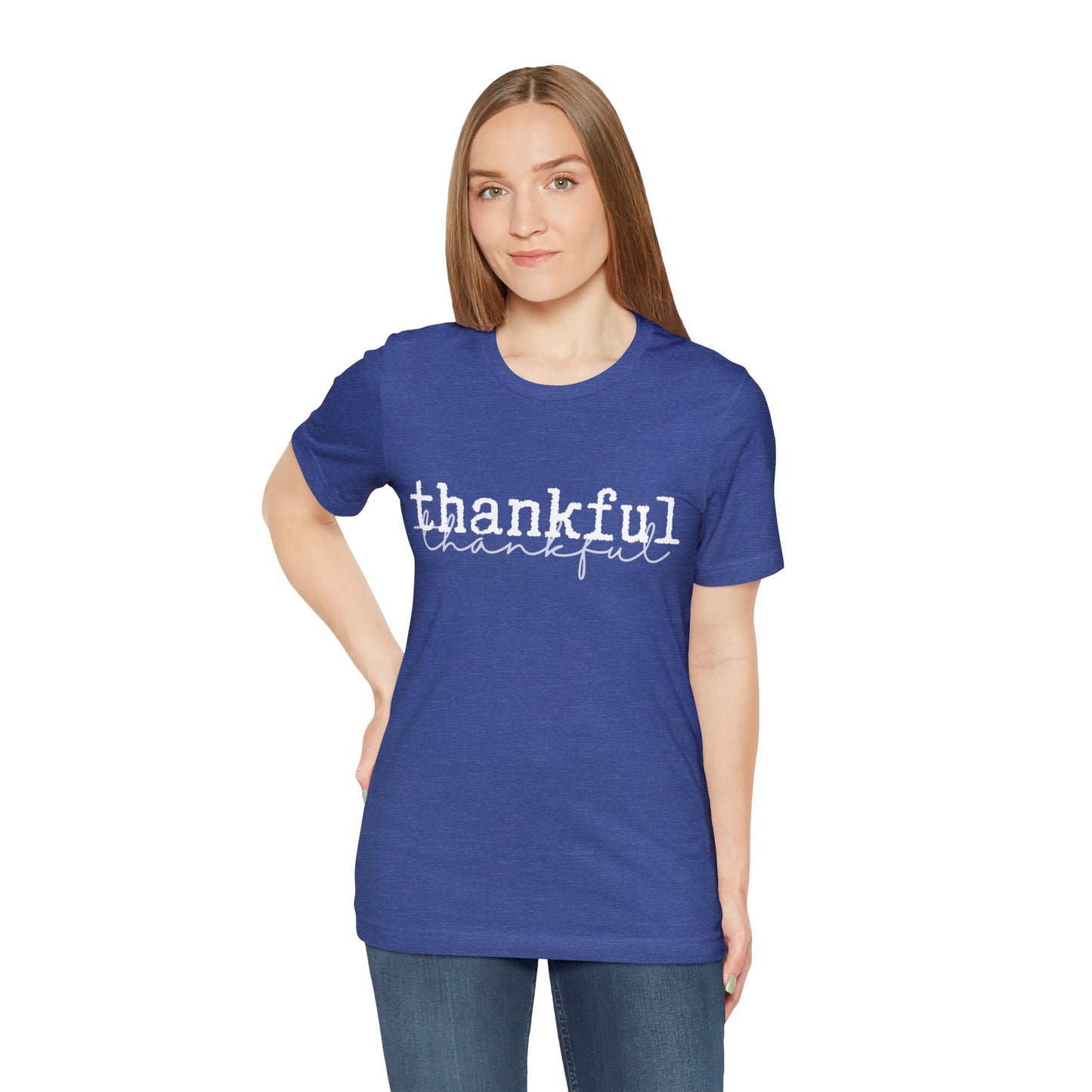 Thankful Unisex Jersey Short Sleeve Tee