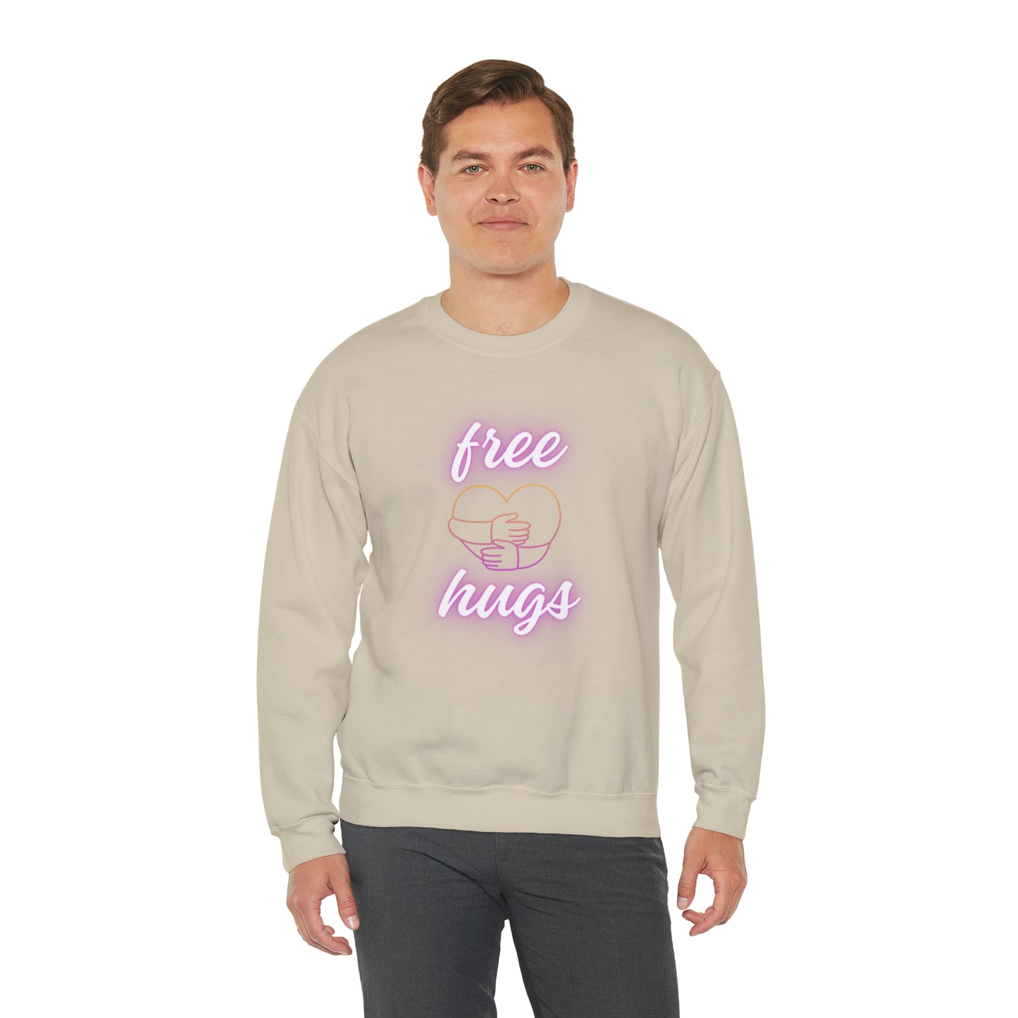 Free Hugs Unisex Crewneck Sweatshirt
