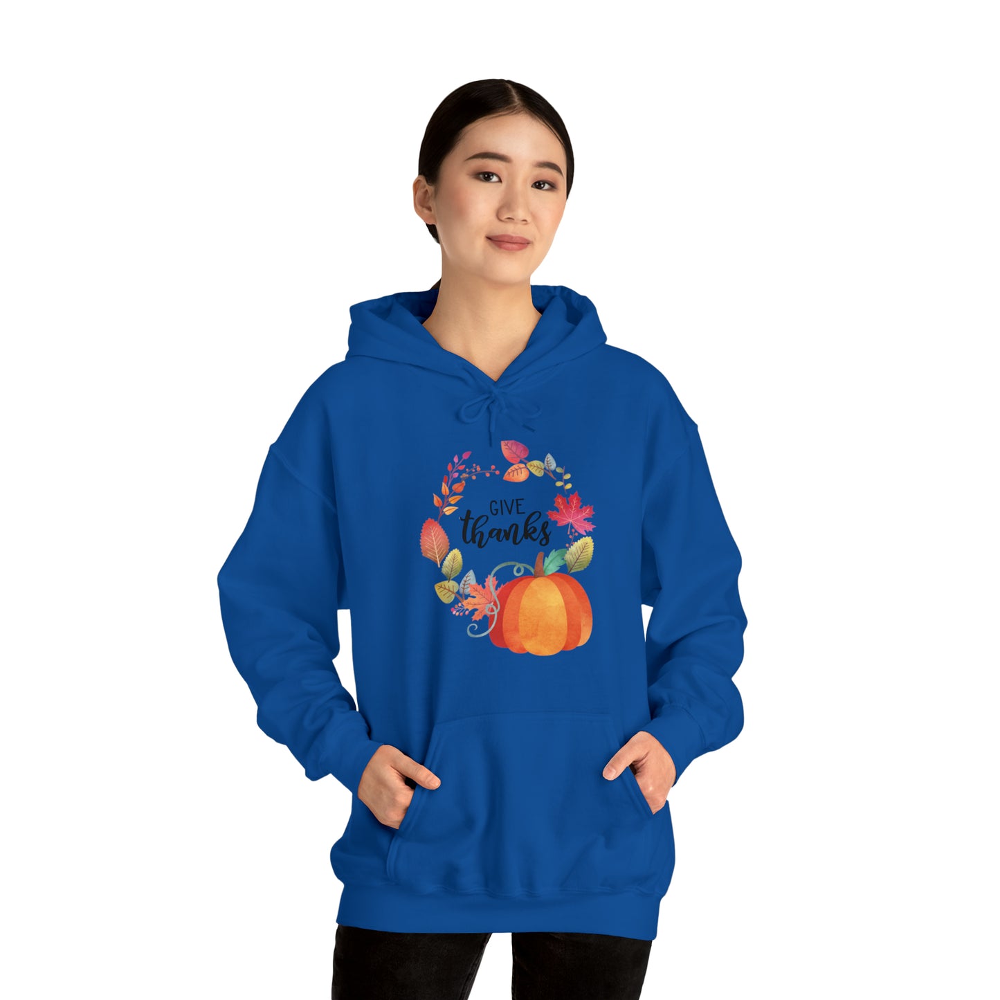 Give Thanks Unisex Hooded Sweatshirt