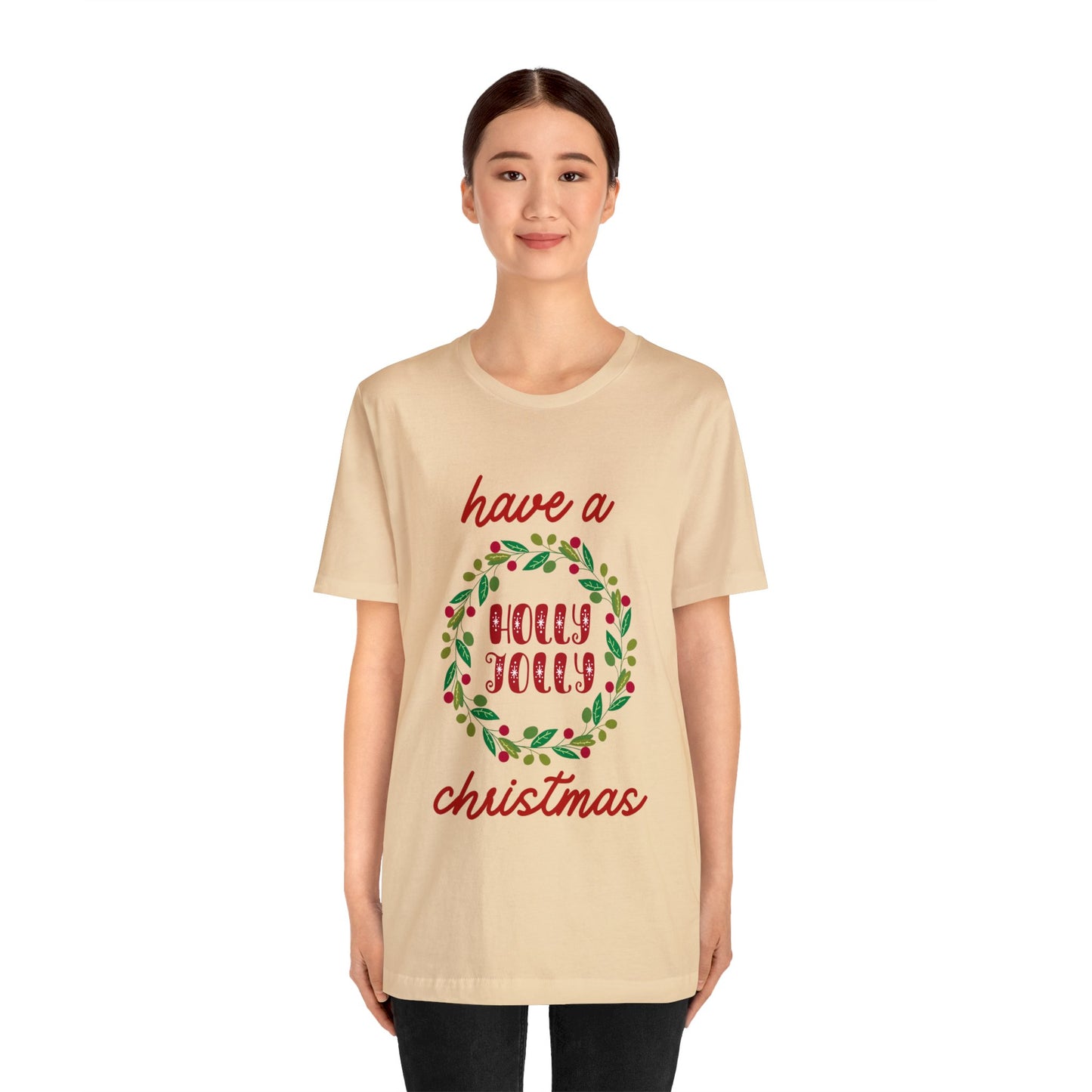 Holly Jolly Christmas T-Shirt (Express Delivery Available)