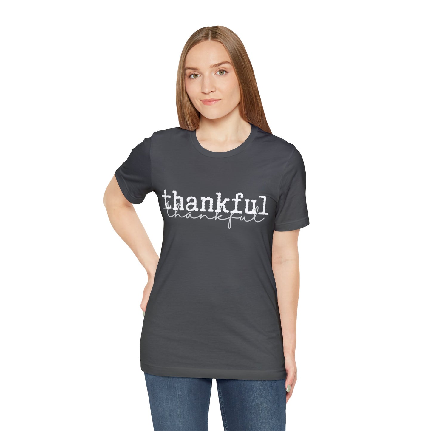 Thankful Unisex Jersey Short Sleeve Tee