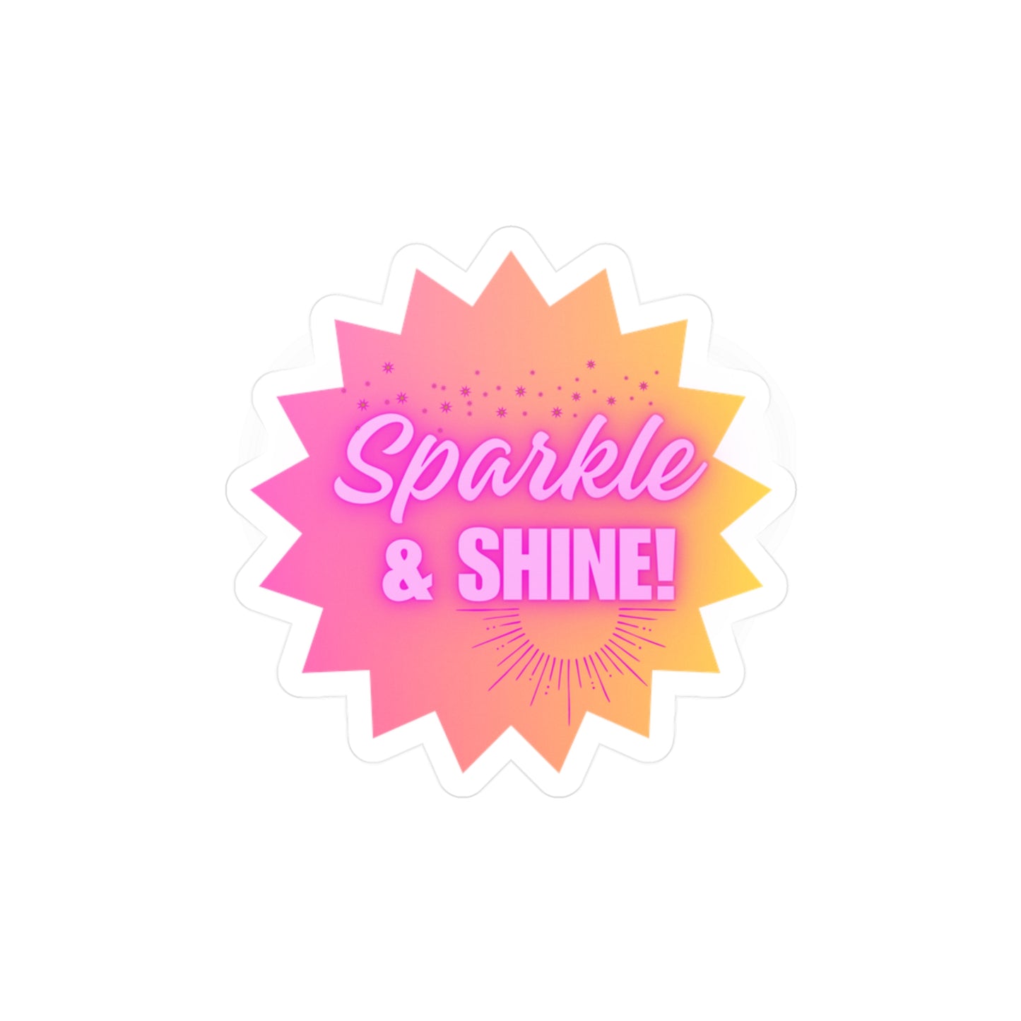 Sparkle & Shine Kiss-Cut Vinyl Decals