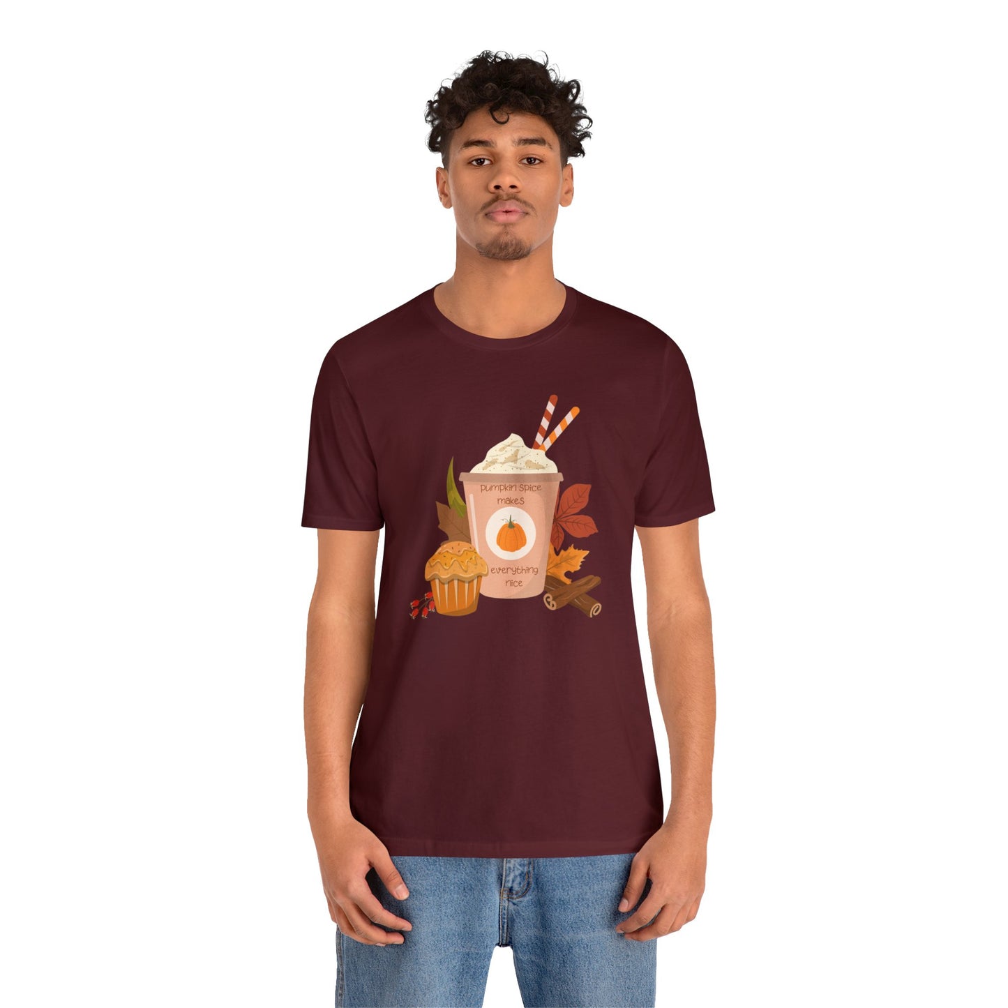 Pumpkin Spice Unisex Jersey Short Sleeve Tee