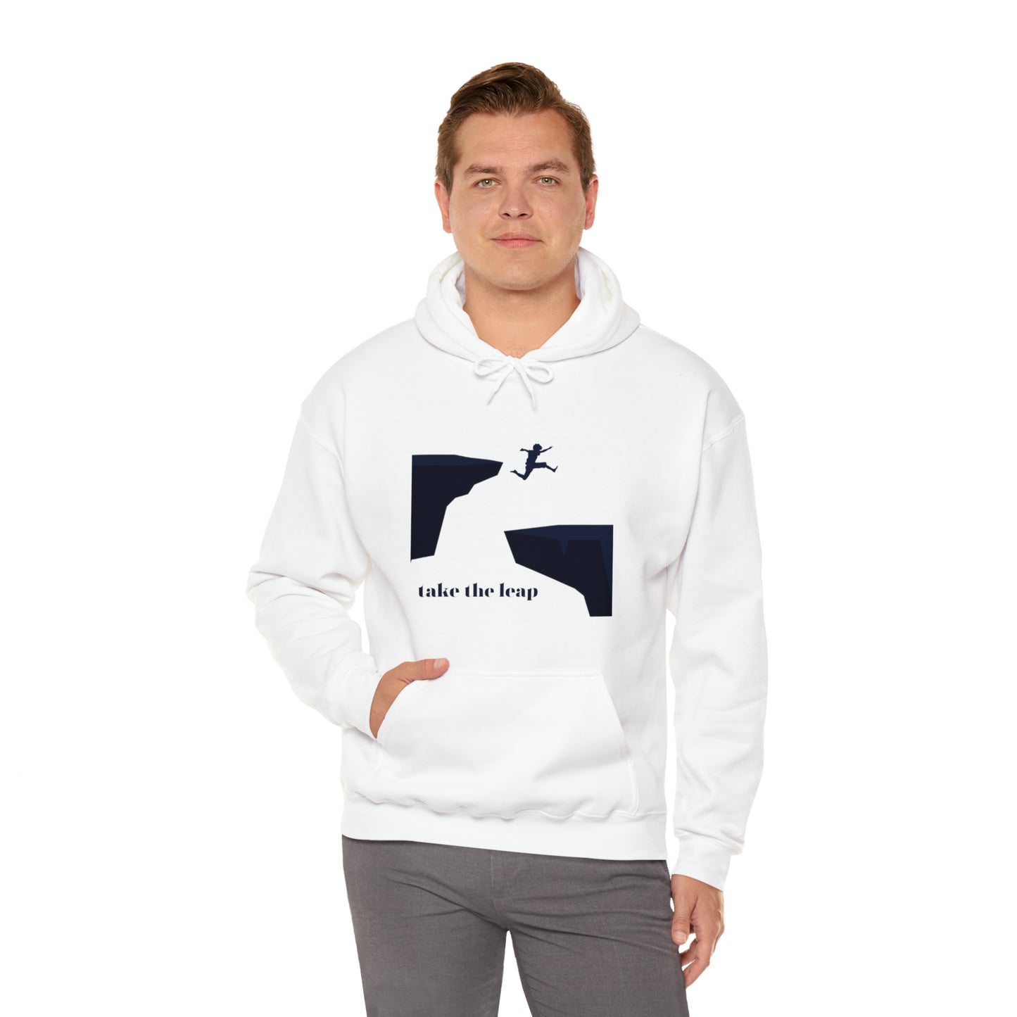 Take the Leap Unisex Hooded Sweatshirt