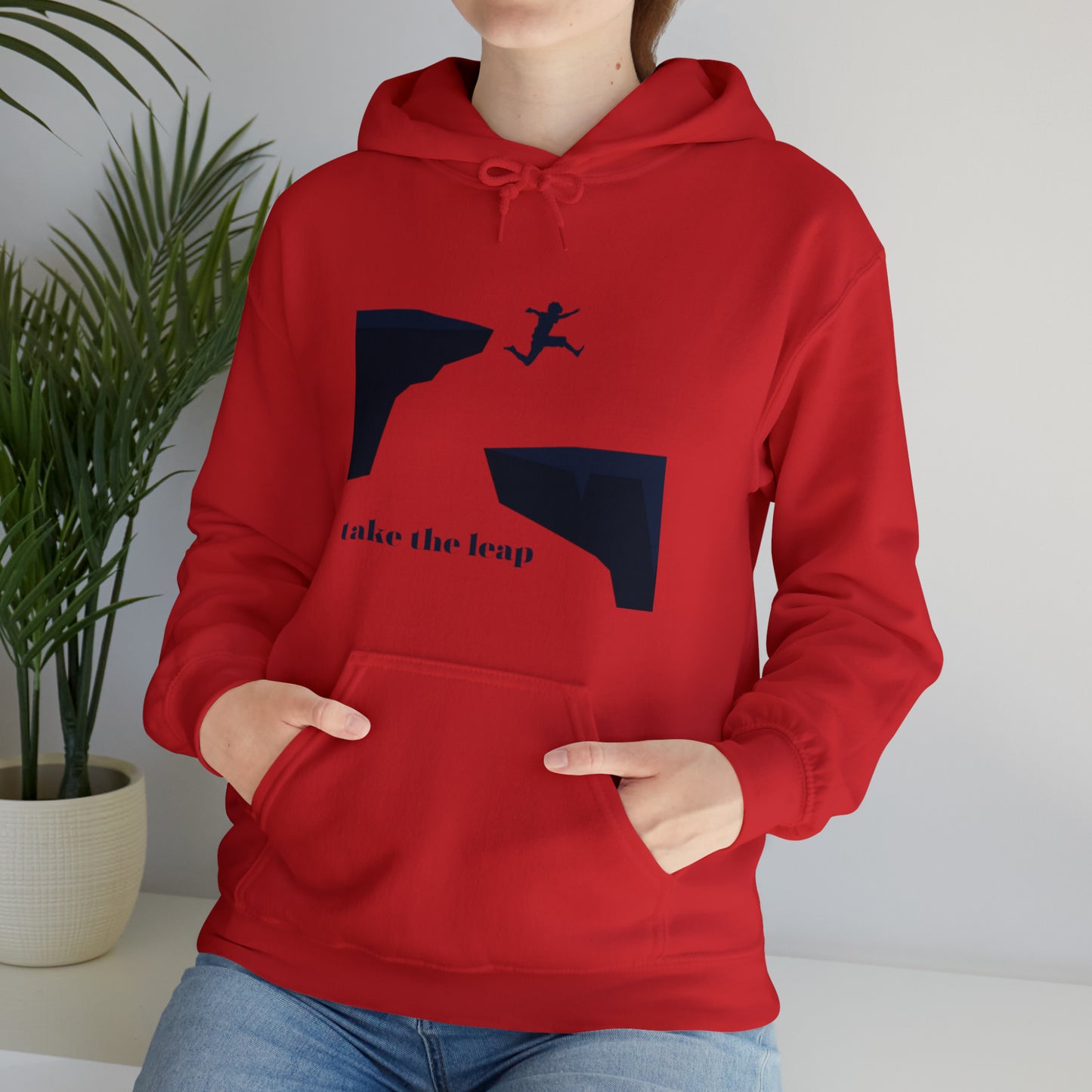 Take the Leap Unisex Hooded Sweatshirt