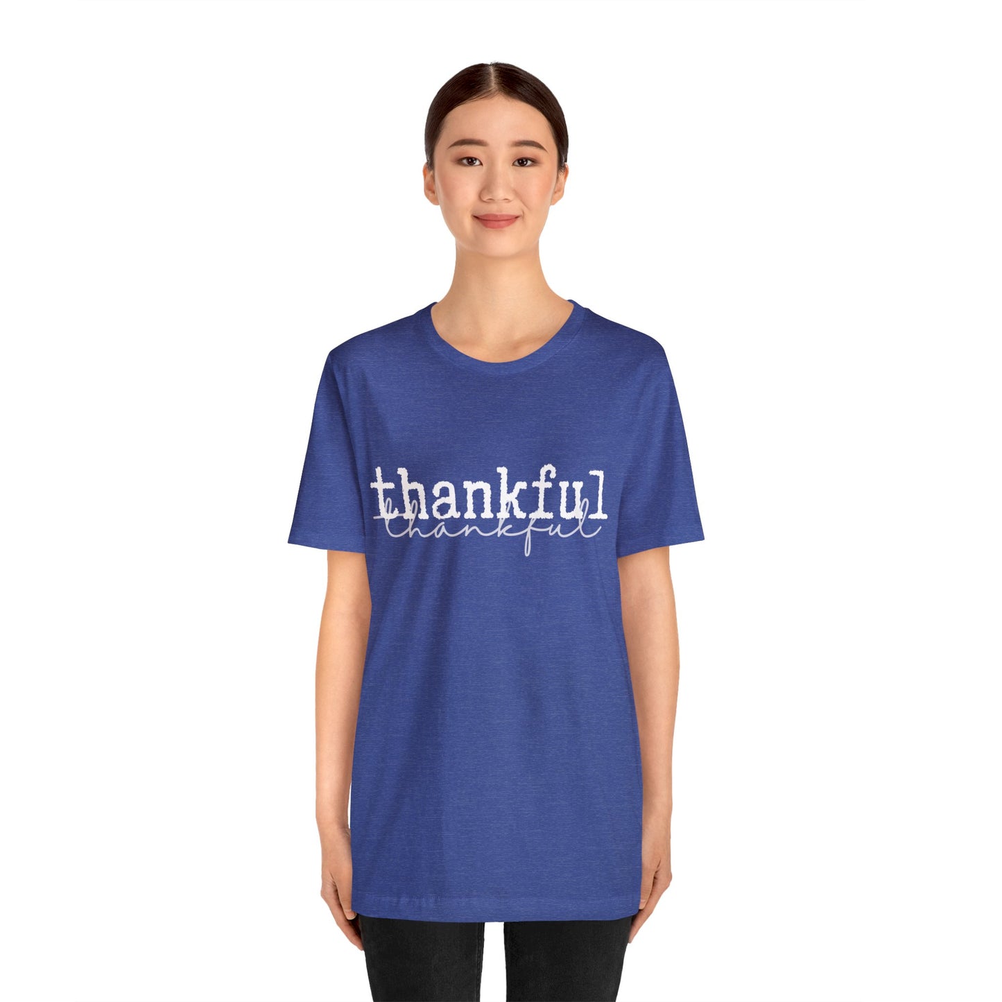 Thankful Unisex Jersey Short Sleeve Tee