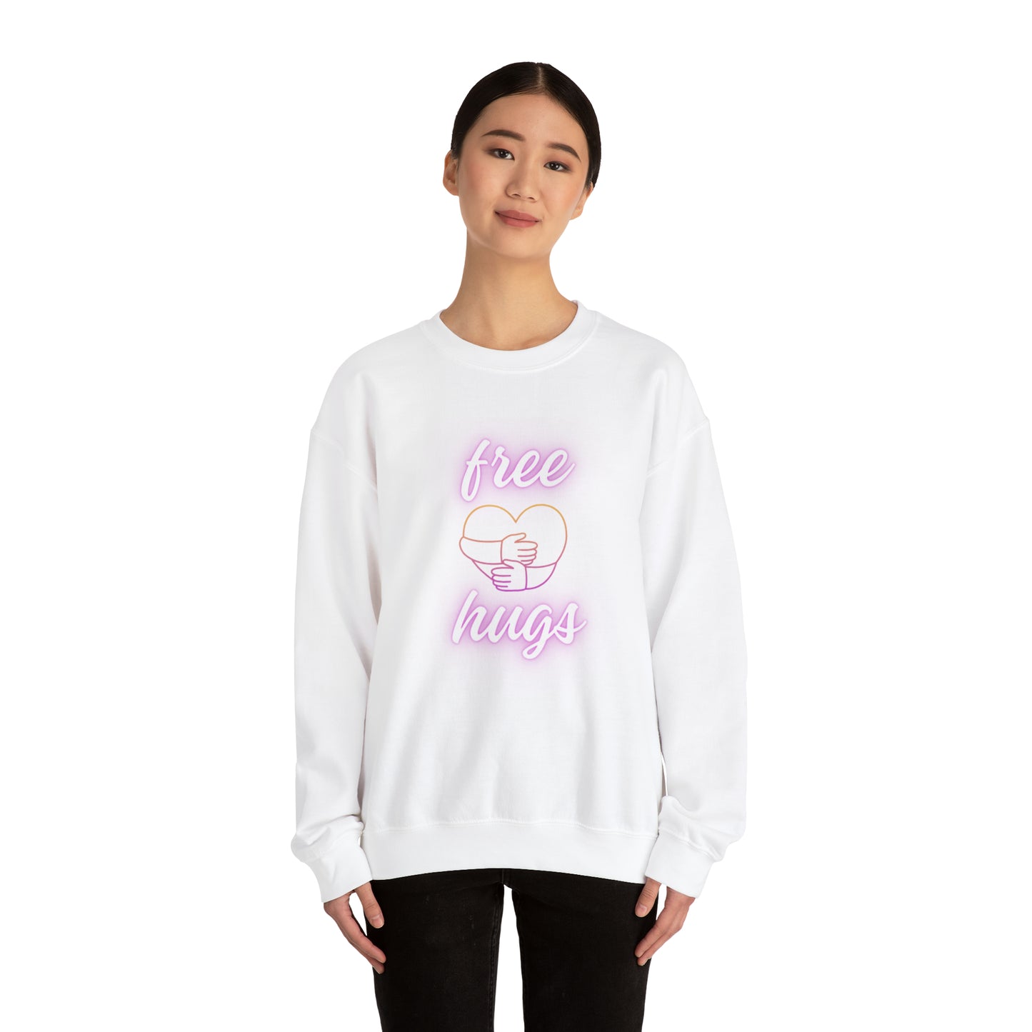 Free Hugs Unisex Crewneck Sweatshirt