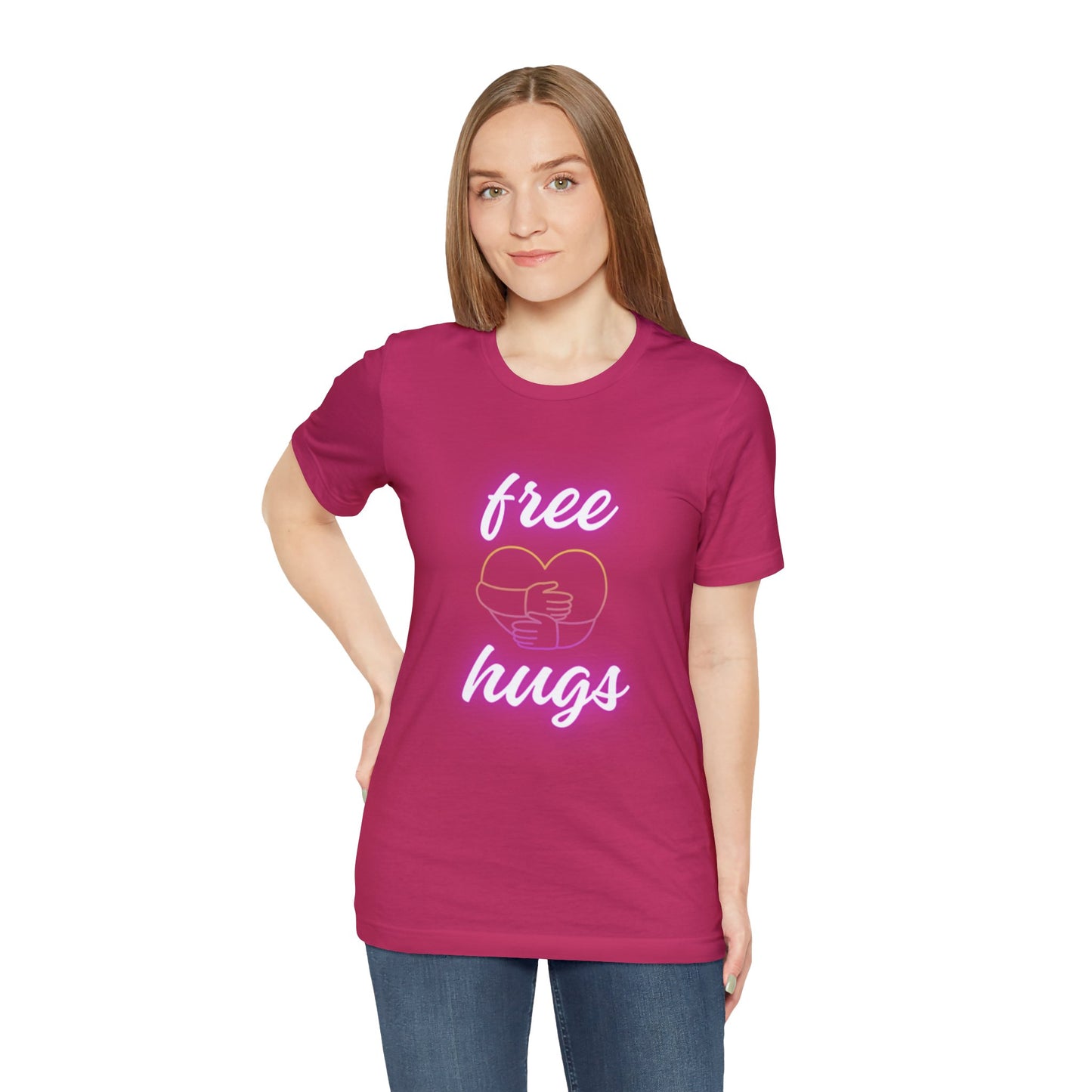 Free Hugs Unisex Jersey Short Sleeve Tee