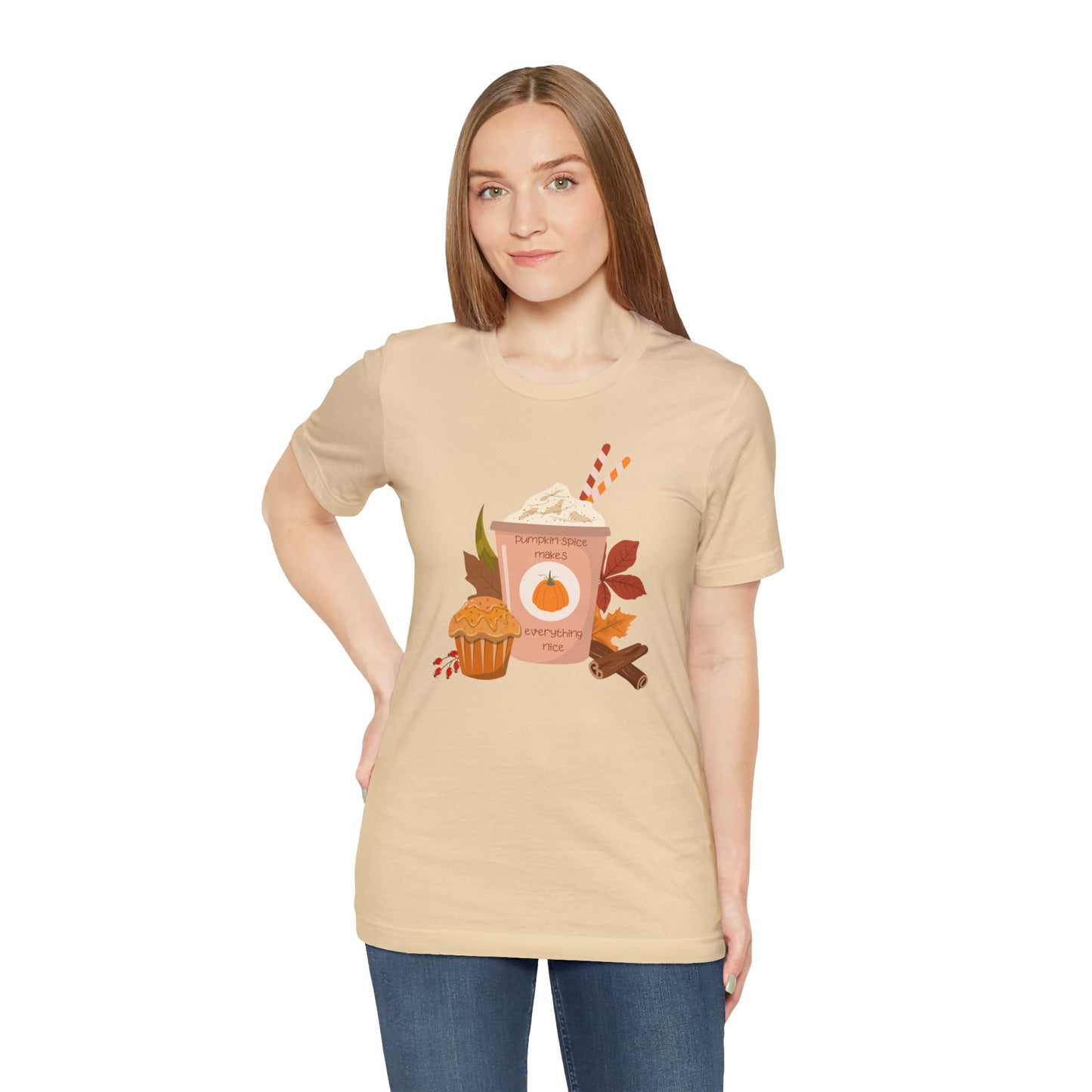 Pumpkin Spice Unisex Jersey Short Sleeve Tee