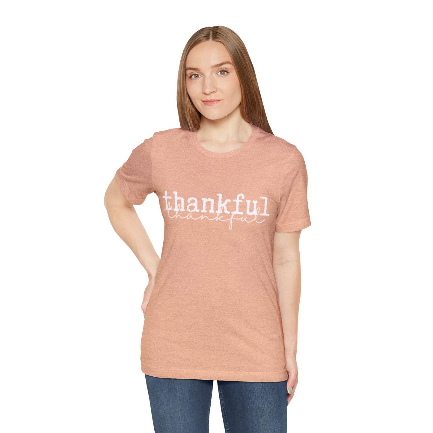 Thankful Unisex Jersey Short Sleeve Tee
