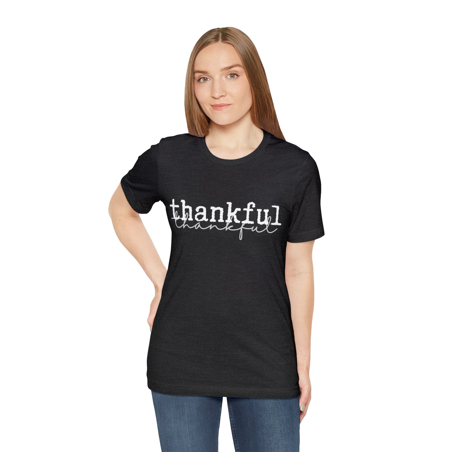 Thankful Unisex Jersey Short Sleeve Tee