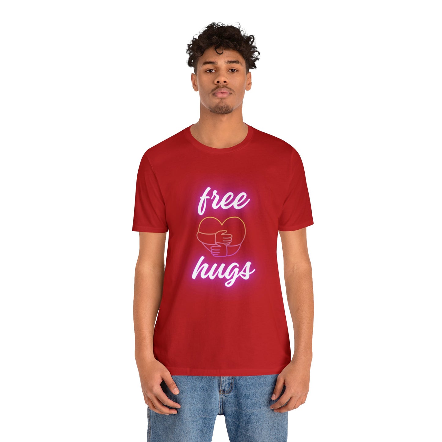 Free Hugs Unisex Jersey Short Sleeve Tee