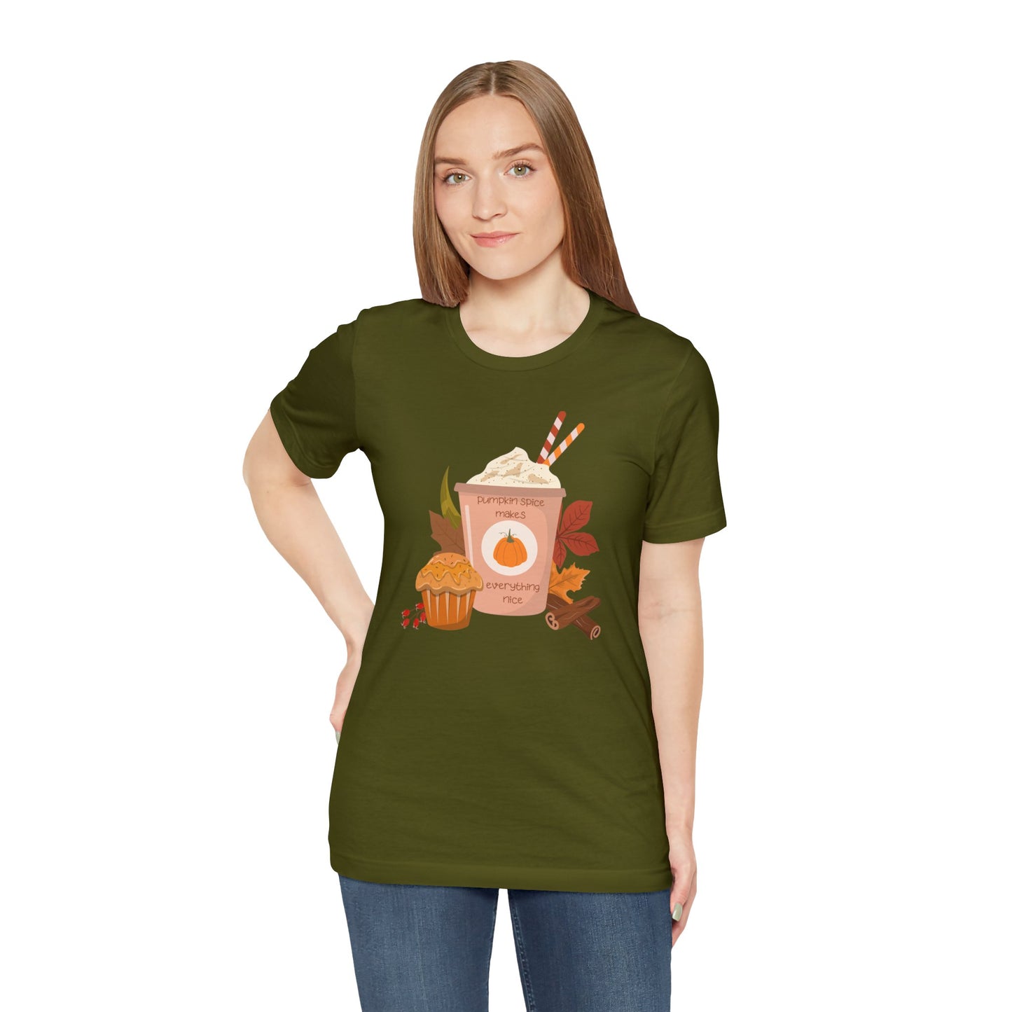 Pumpkin Spice Unisex Jersey Short Sleeve Tee
