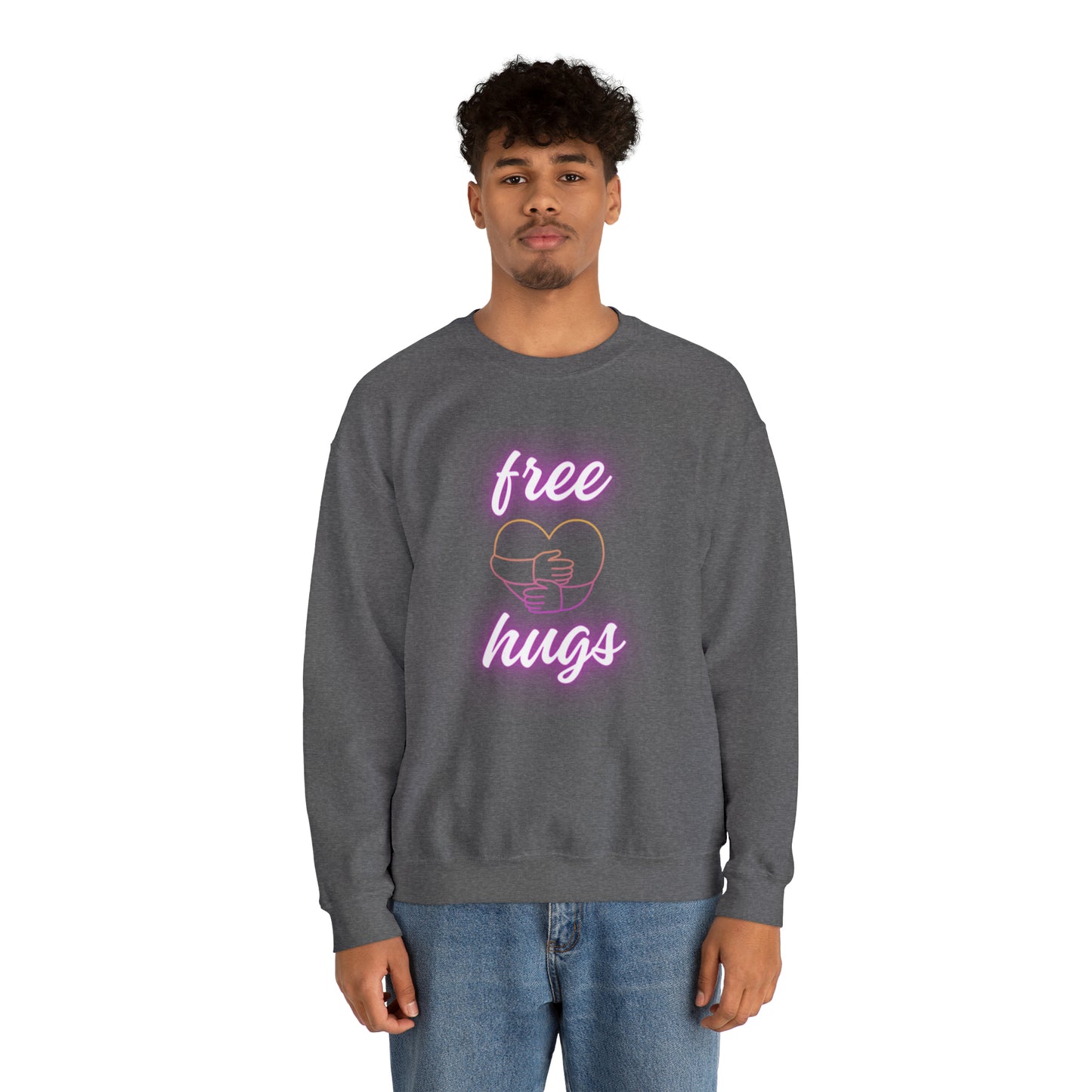 Free Hugs Unisex Crewneck Sweatshirt